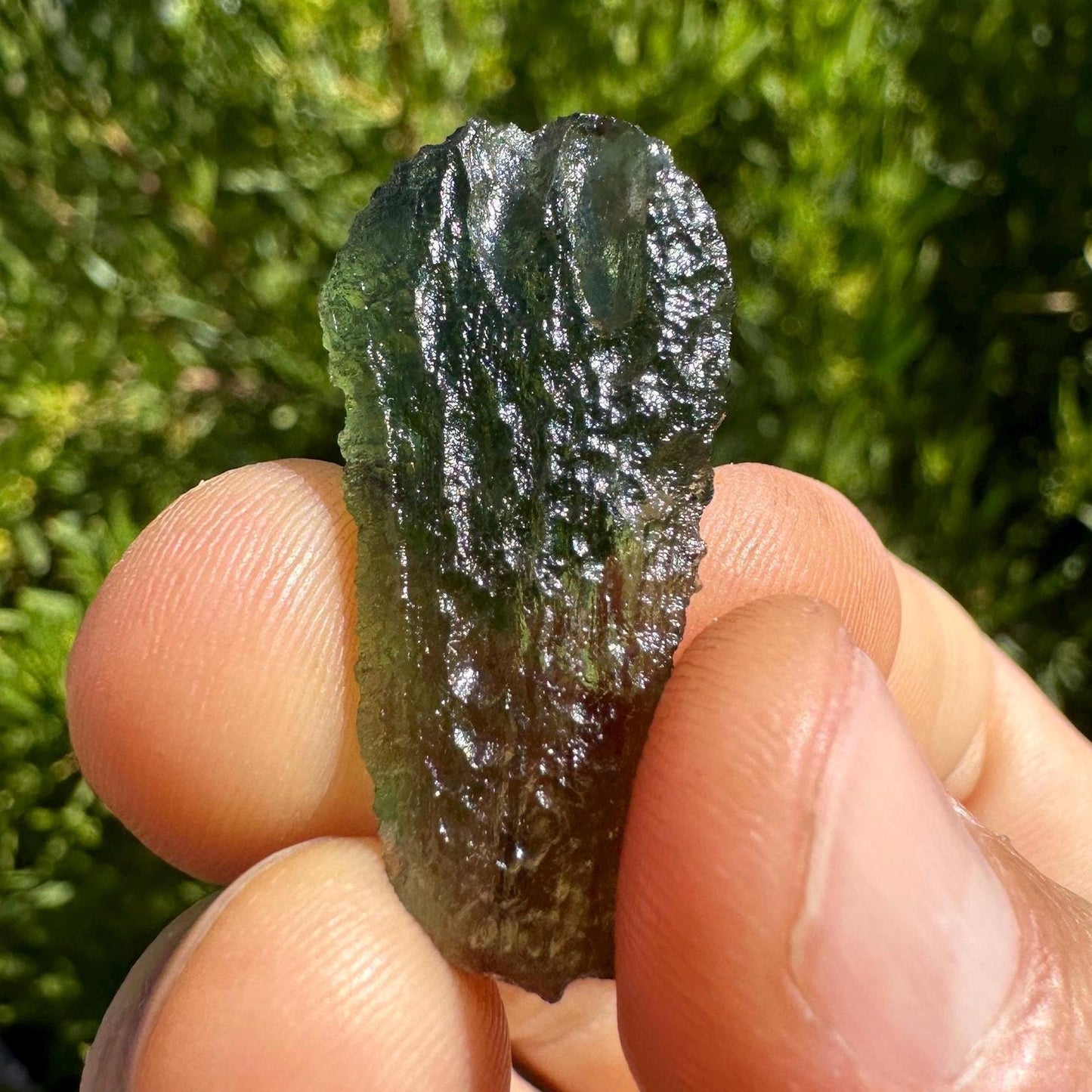 Moldavite Tektite Specimen, High Quality, Transformation, Manifestation, Reiki, Athentic, Moldavite Crystal, 3.55 grams|17.75 carats