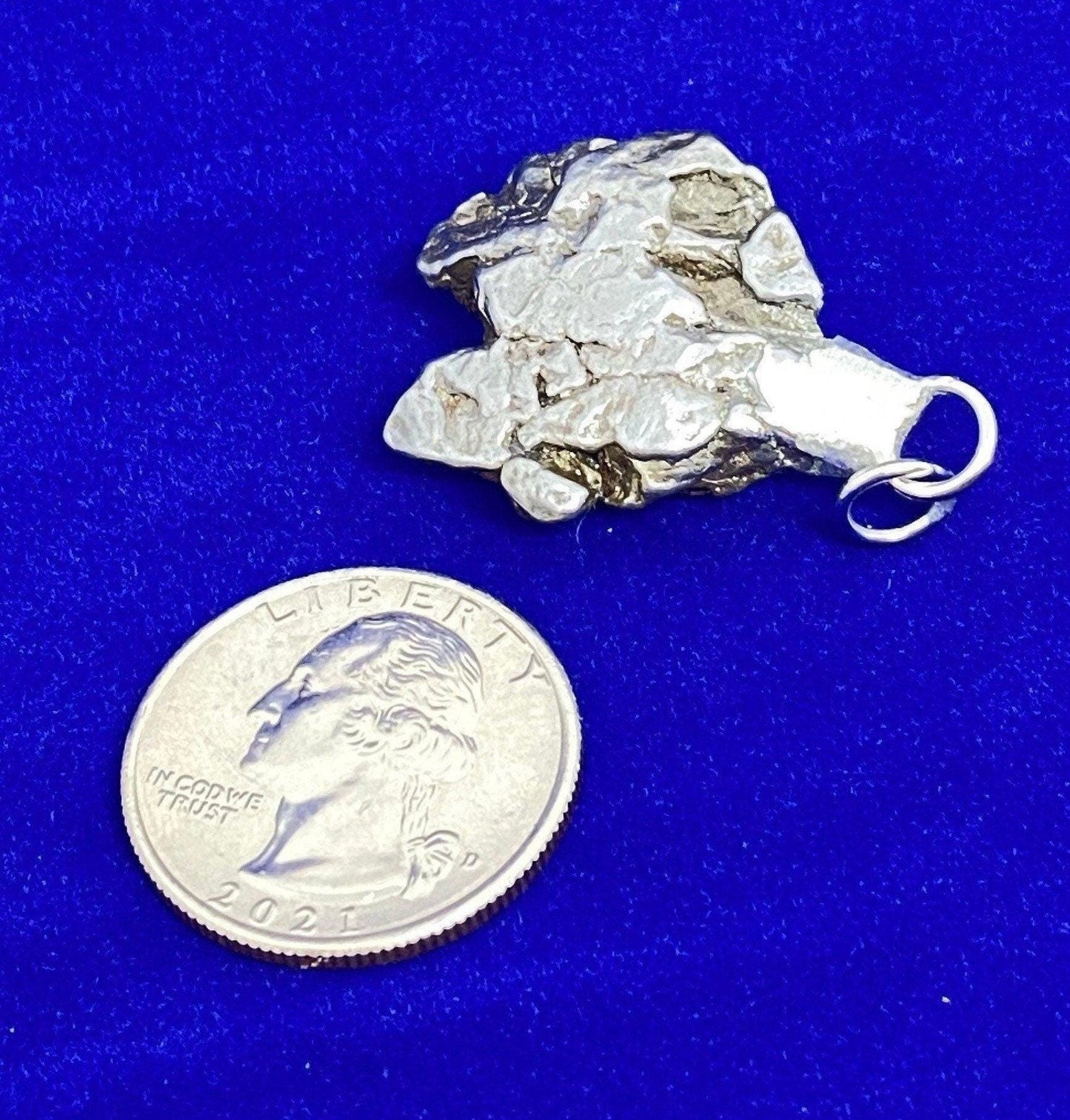 Campo del Cielo Meteorite Pendant: Authentic Iron Meteorite Jewelry, Space Gift, 22.36 grams