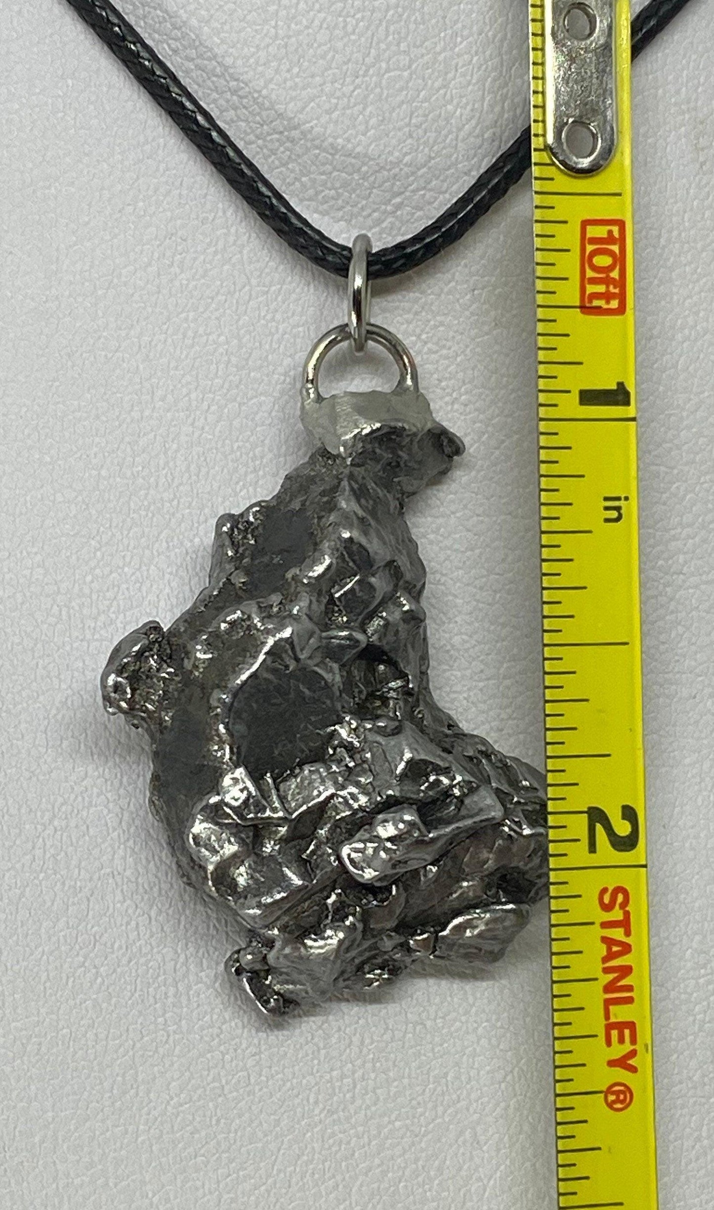 Rare Meteorite Campo del Cielo Pendant 29.07 grams, Beautiful and unique meteorite formation, a gift from the cosmos