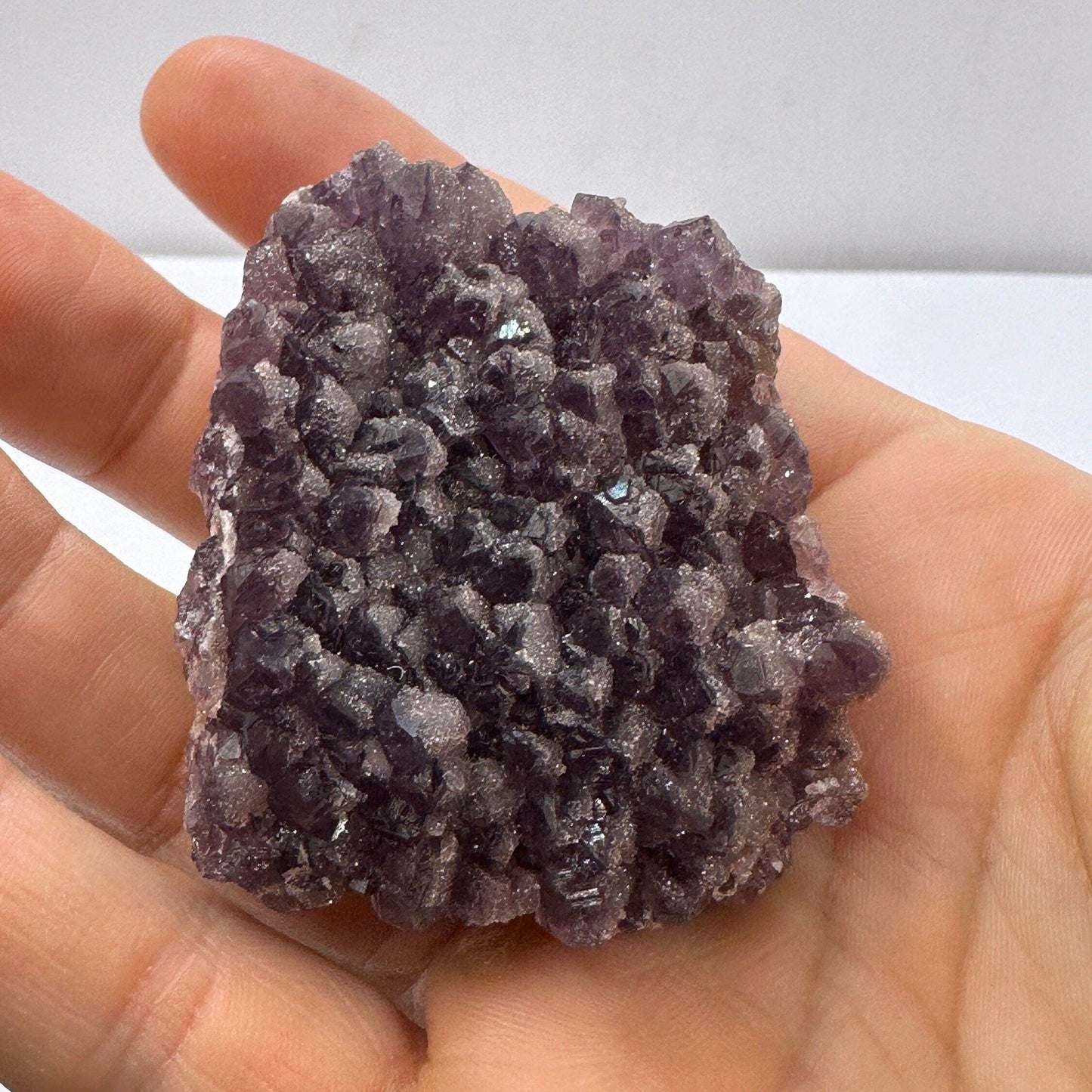 Deep Purple Amethyst Crystal, AAA+ Turkish Amethyst, Crystals, Alacam Mine, Crystal Collection, Crown Chakra, Turkey, 91.52 grams