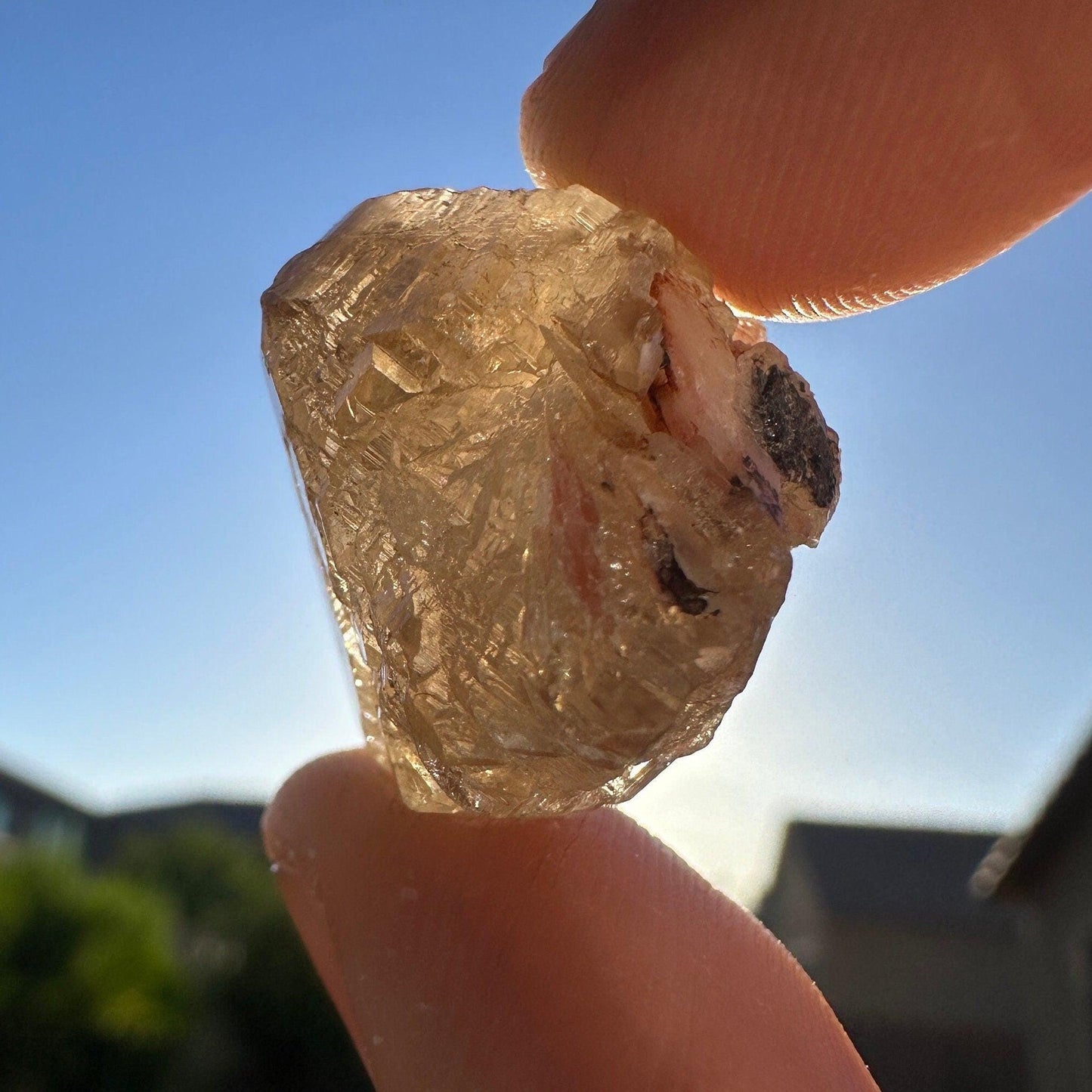 Cerussite Crystal, Morocco, Meditation, Energy Healing, Cerussite, Crystal Collection, Reiki Energy, Florescent Crystal, 20.00 Grams