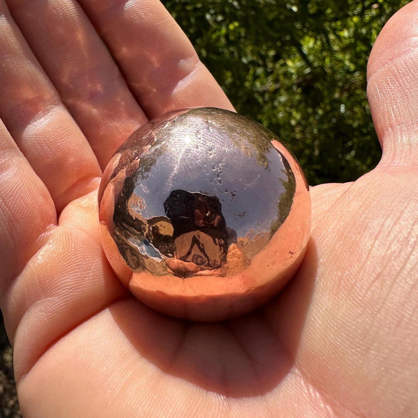 Copper Ball, Copper Sphere, Michigan Copper, High Quality, Copper Gift, Keweenaw Copper, Arthritis, Michigan Gift, Copper, 10.3 Ounces