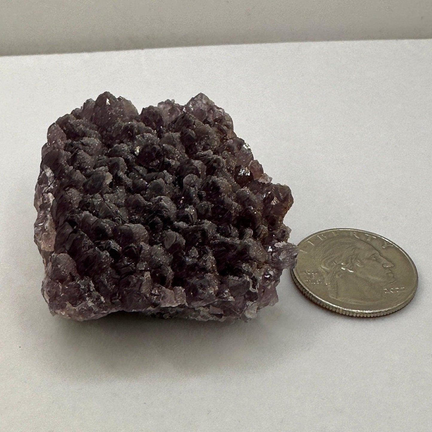 Deep Purple Amethyst Crystal, AAA+ Turkish Amethyst, Crystals, Alacam Mine, Crystal Collection, Crown Chakra, Turkey, 91.52 grams