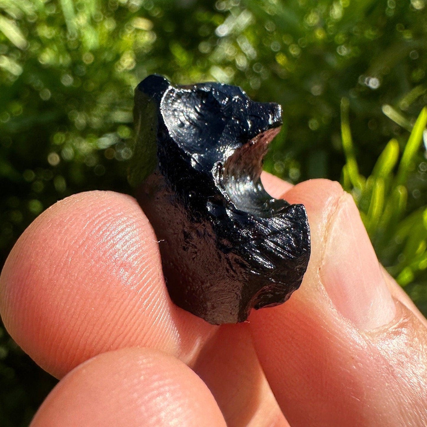 Beautiful Tektite, Indonesia, Indochinite Tektite, Rock Impactite, Energy Work, Reiki, 3.86 grams, Astronomy Gift, Tektite, Space Gift