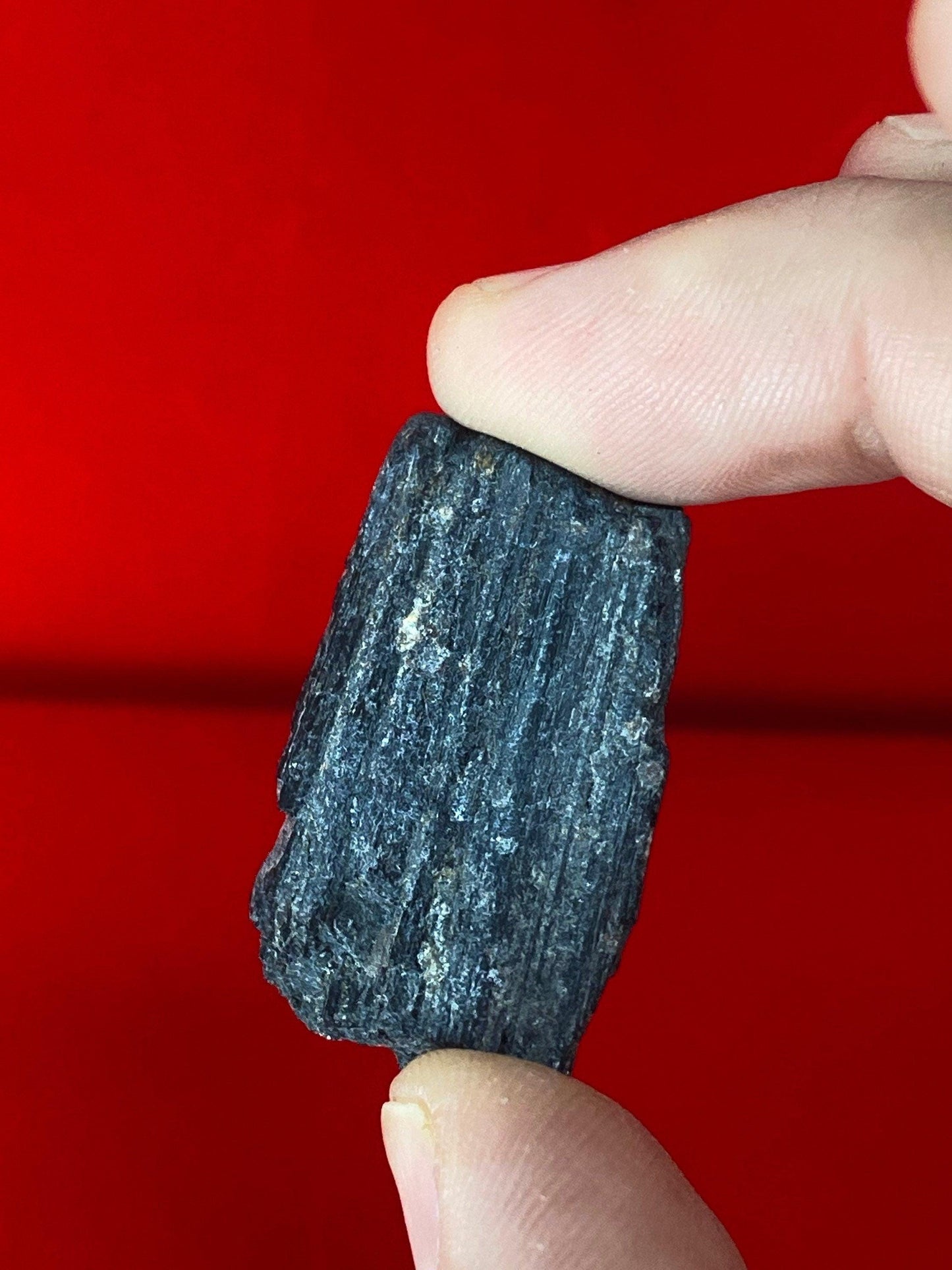 Beautiful High Quality Nigerian Black Tourmaline uncut natural stone, Psychic Protection, Rock Collection, 14.94 grams