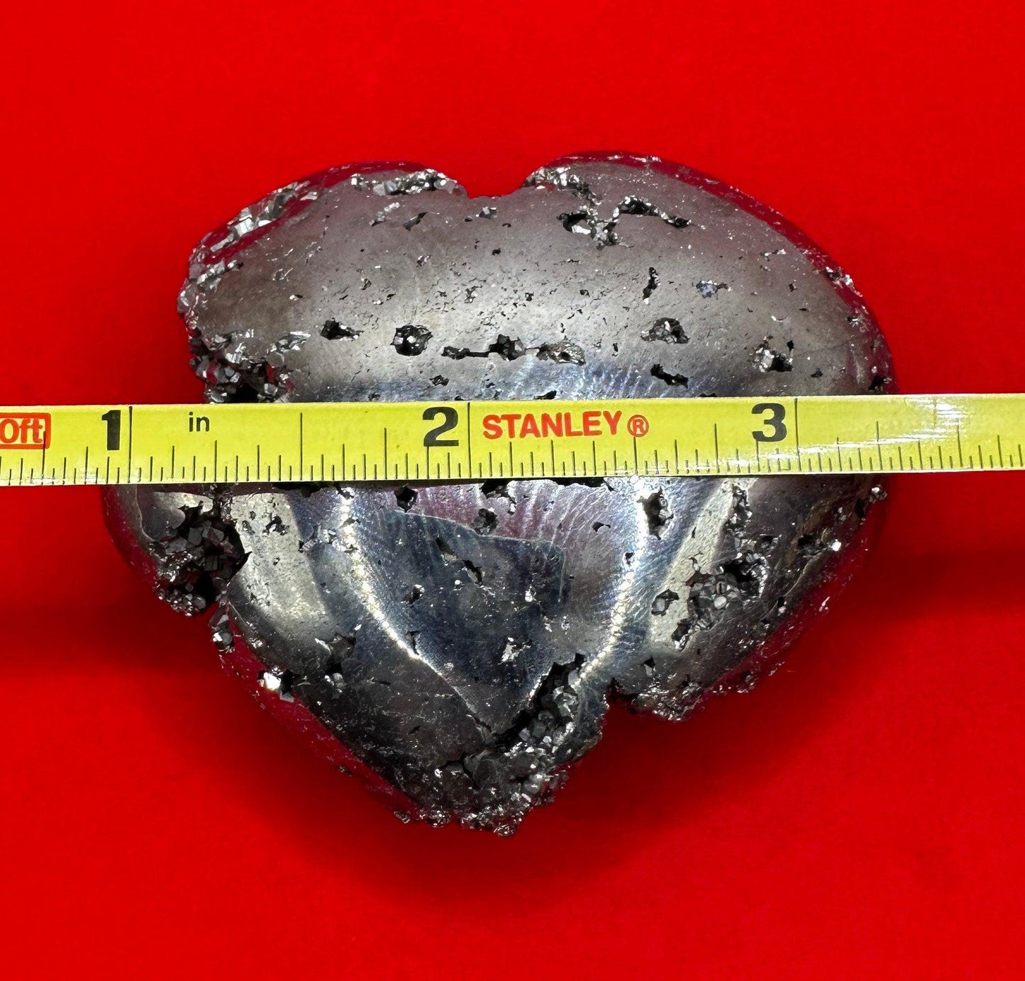 Pyrite Heart, Beautiful Pyrite, Heart Shaped, Balance, Heart, Arizona Pyrite, willpower, Mothers Day Gift, Fools Gold, 8.8 ounces