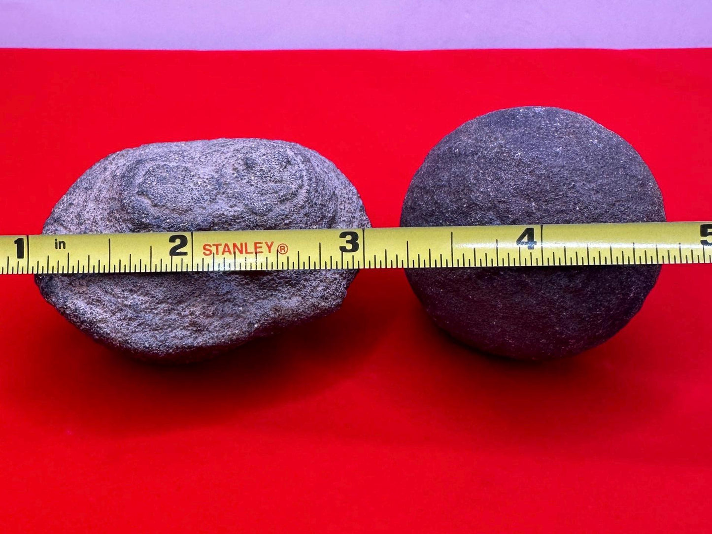 Rare Large Moqui Marbles, Pair of Stones, Shaman Stones, Southern Utah, Thunder Stones, Hopi Marbles, Sandstone, 7.0 oz|196 grams