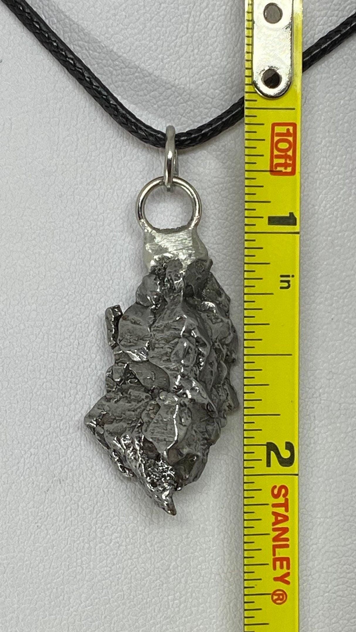 Meteorite Campo del Cielo Pendant 11.62 grams, Beautiful and unique meteorite formation, a gift from the cosmos