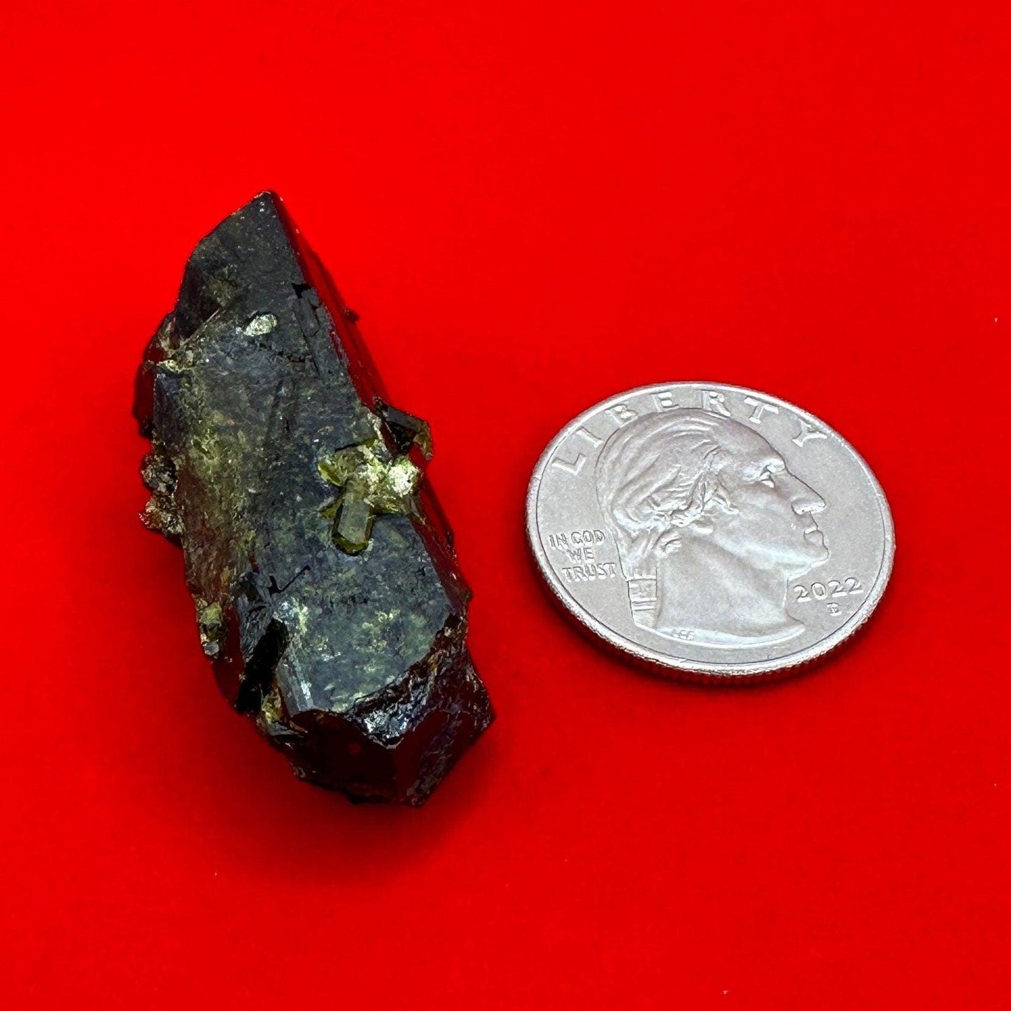 Epidote Crystal Specimen, Epodite, Peruvian Epidote, Crystal Collection, Manifestation, Manifestation Talisman, Reiki Healing, 19.75 Grams