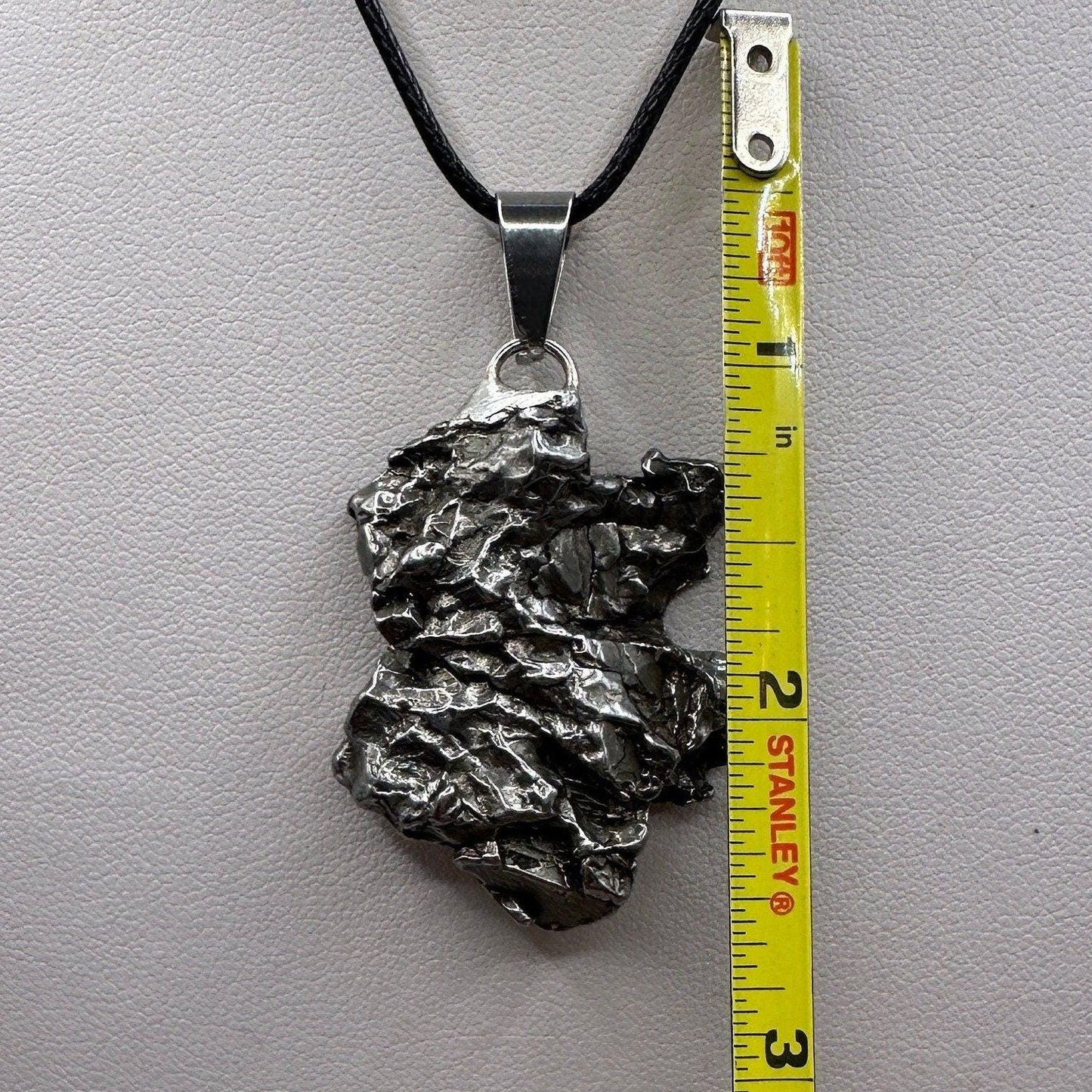 Unique and Rare Campo del Cielo Meteorite Pendant 36.17 grams, Astronomy Gift, Rare Moving Piece, Iron Meteorite, Space Gift, Space