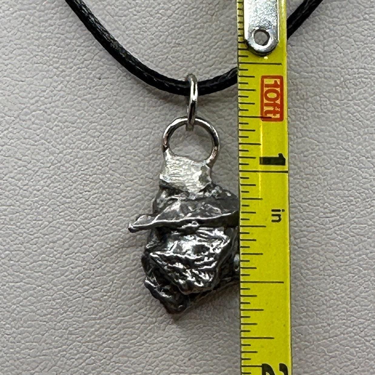 Beautiful Meteorite Campo del Cielo Pendant 5.64 grams, Astronomy Gift, Authentic Meteorite, Meteorite Jewelry, Meteorite Pendant, COA