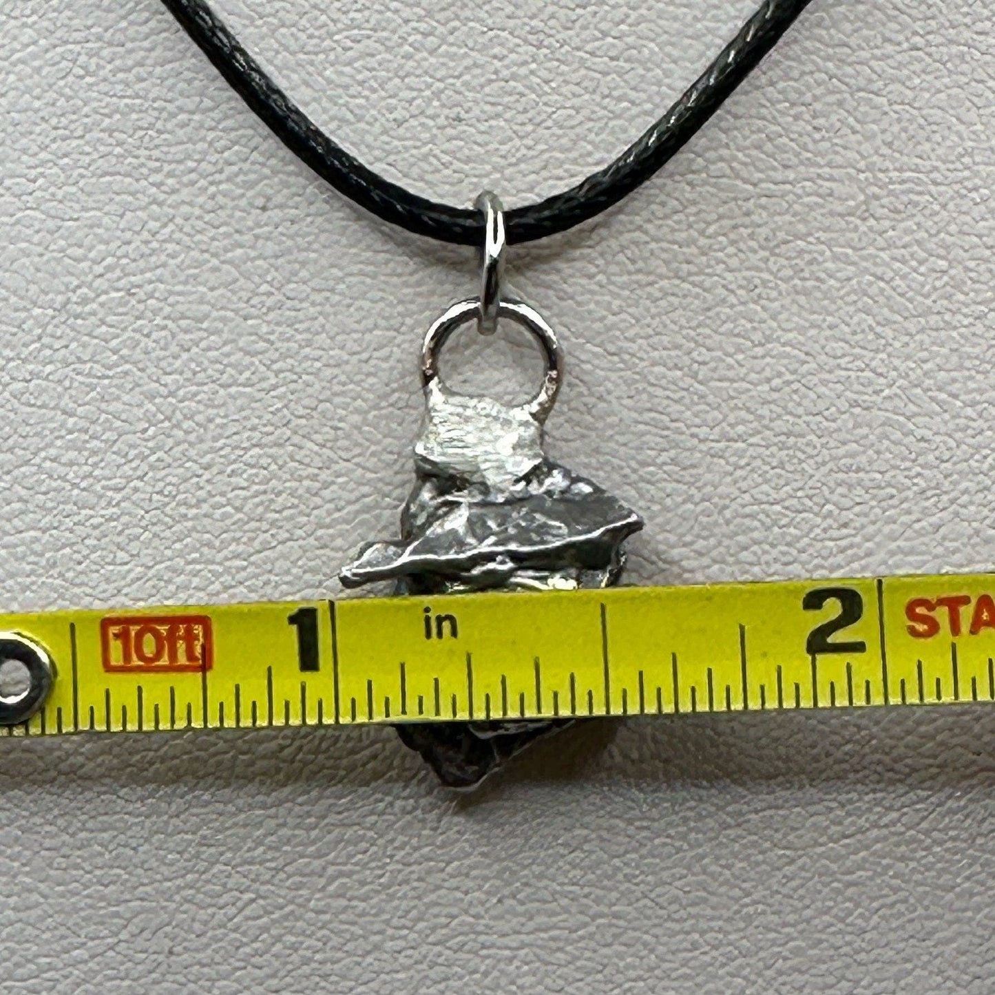 Beautiful Meteorite Campo del Cielo Pendant 5.64 grams, Astronomy Gift, Authentic Meteorite, Meteorite Jewelry, Meteorite Pendant, COA