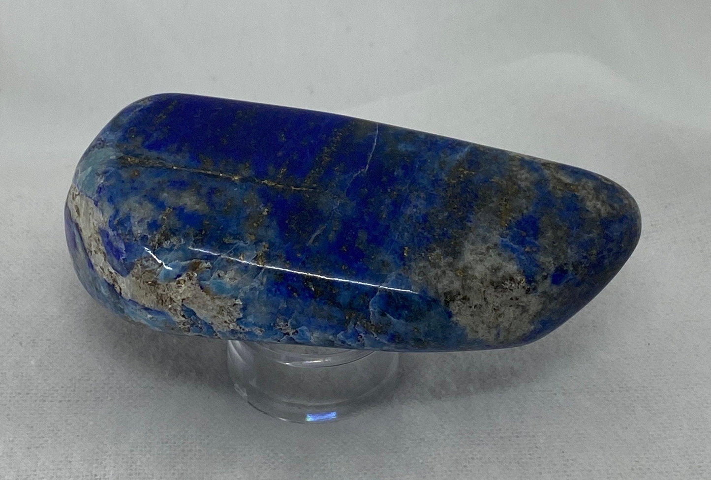 Beautiful High Quality Lapis Lazuli tumbled stone, The perfect addition to any rock collection, 134 grams