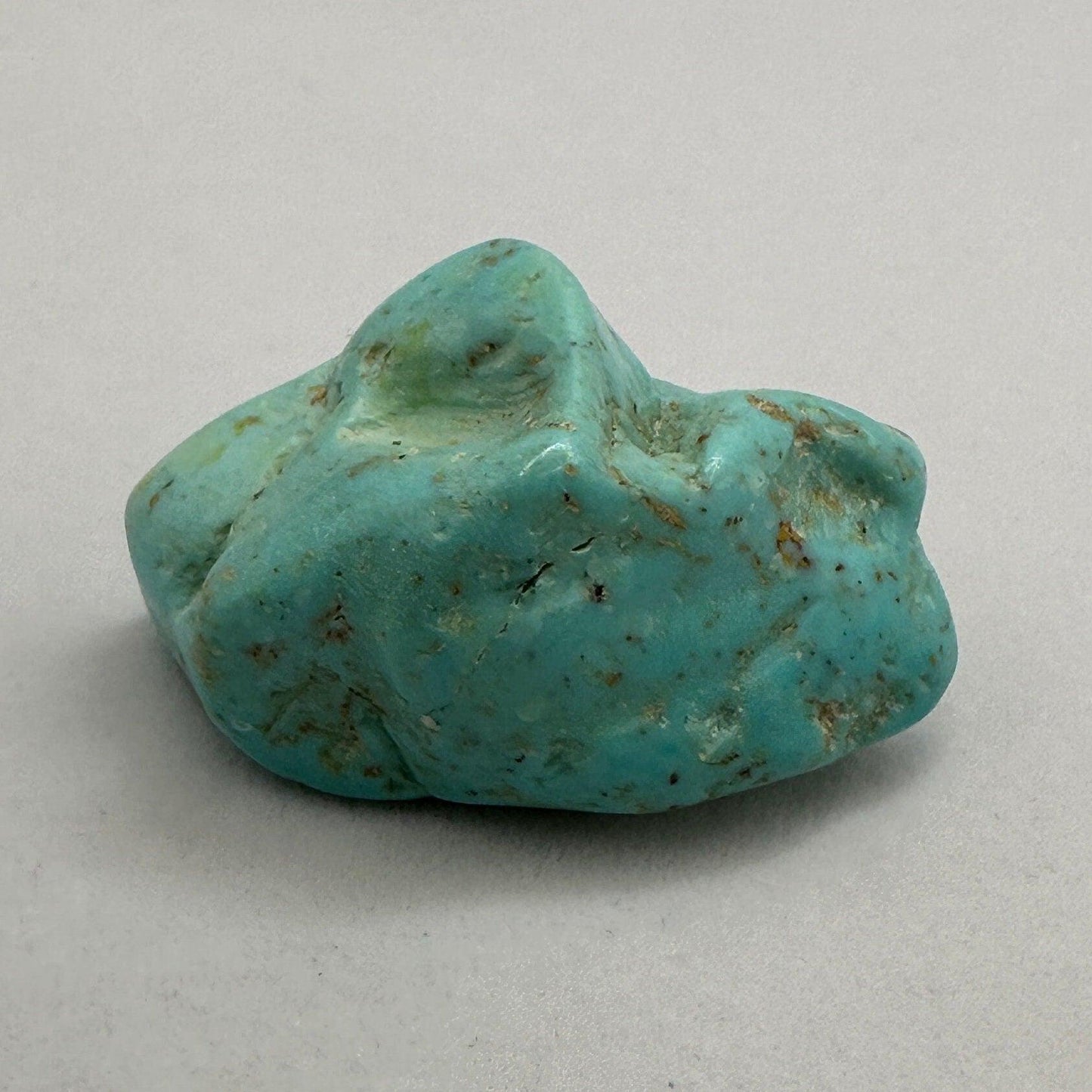 Beautiful High Quality Kingman Turquoise, Nugget, Smooth, Rock Collection, Reiki, Ithica Mine, Arizona Turquoise, 11.18 grams|55.9 carats