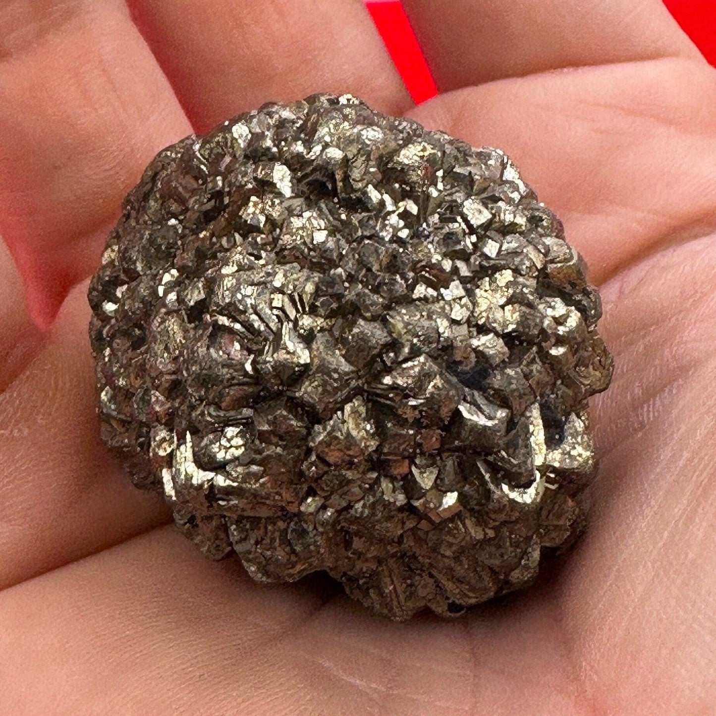 Golden Prophecy Stone, Rare and Unique, Marcasite Nodule, Crystal of Protection, Pyrite, Reiki, Rock Collection, Transformation, 78.81 grams