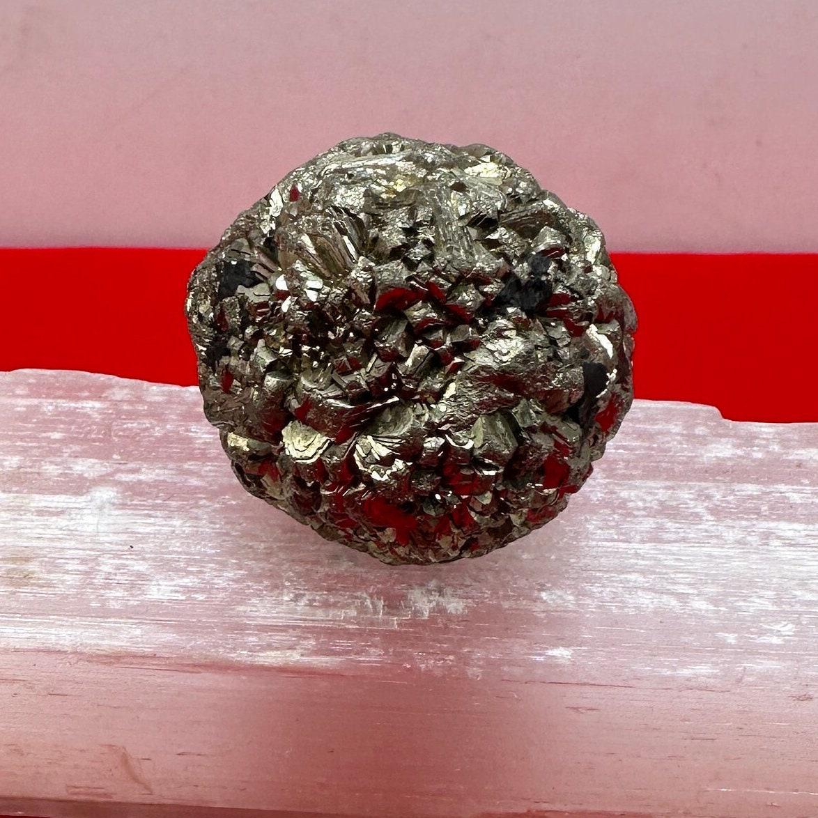 Golden Prophecy Stone, Rare and Unique, Marcasite Nodule, Crystal of Protection, Pyrite, Reiki, Rock Collection, Transformation, 52.58 grams