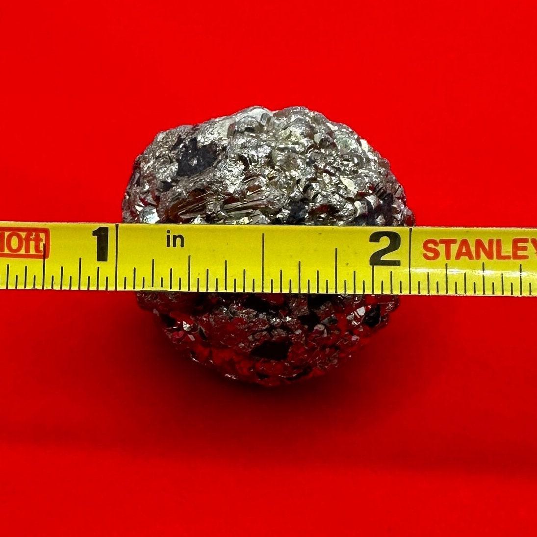 Golden Prophecy Stone, Rare and Unique, Marcasite Nodule, Crystal of Protection, Pyrite, Reiki, Rock Collection, Transformation, 52.58 grams