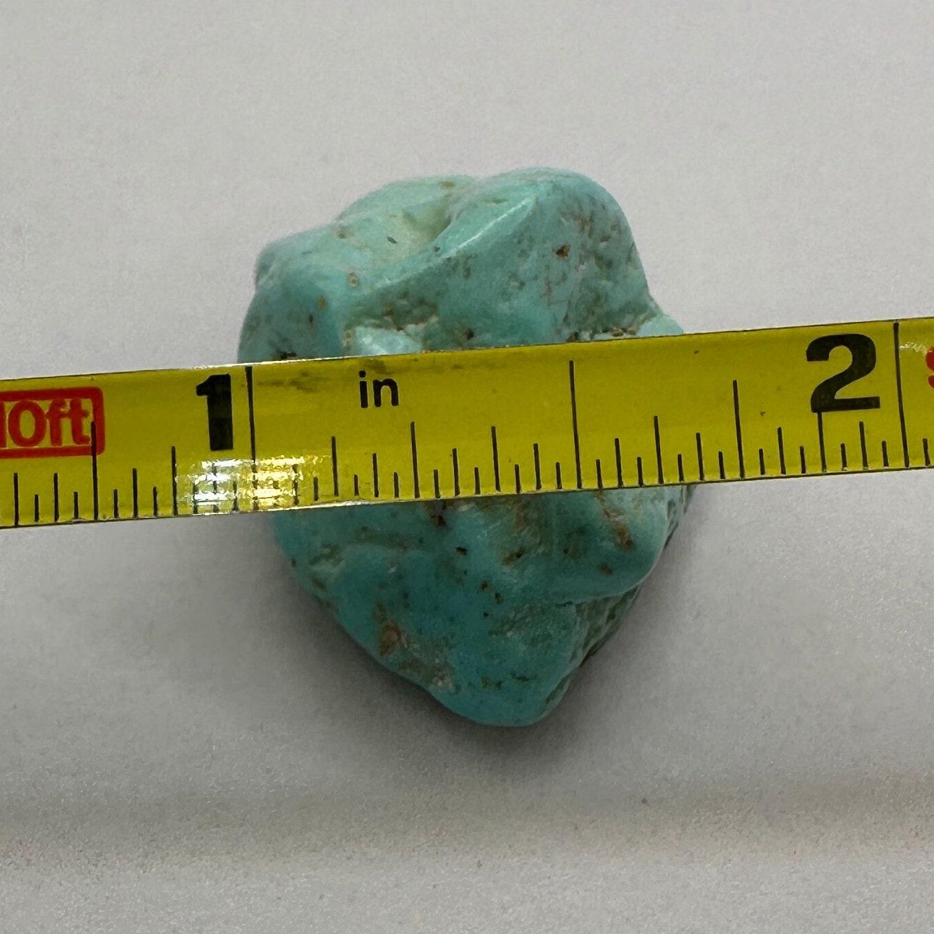 Beautiful High Quality Kingman Turquoise, Nugget, Smooth, Rock Collection, Reiki, Ithica Mine, Arizona Turquoise, 11.18 grams|55.9 carats