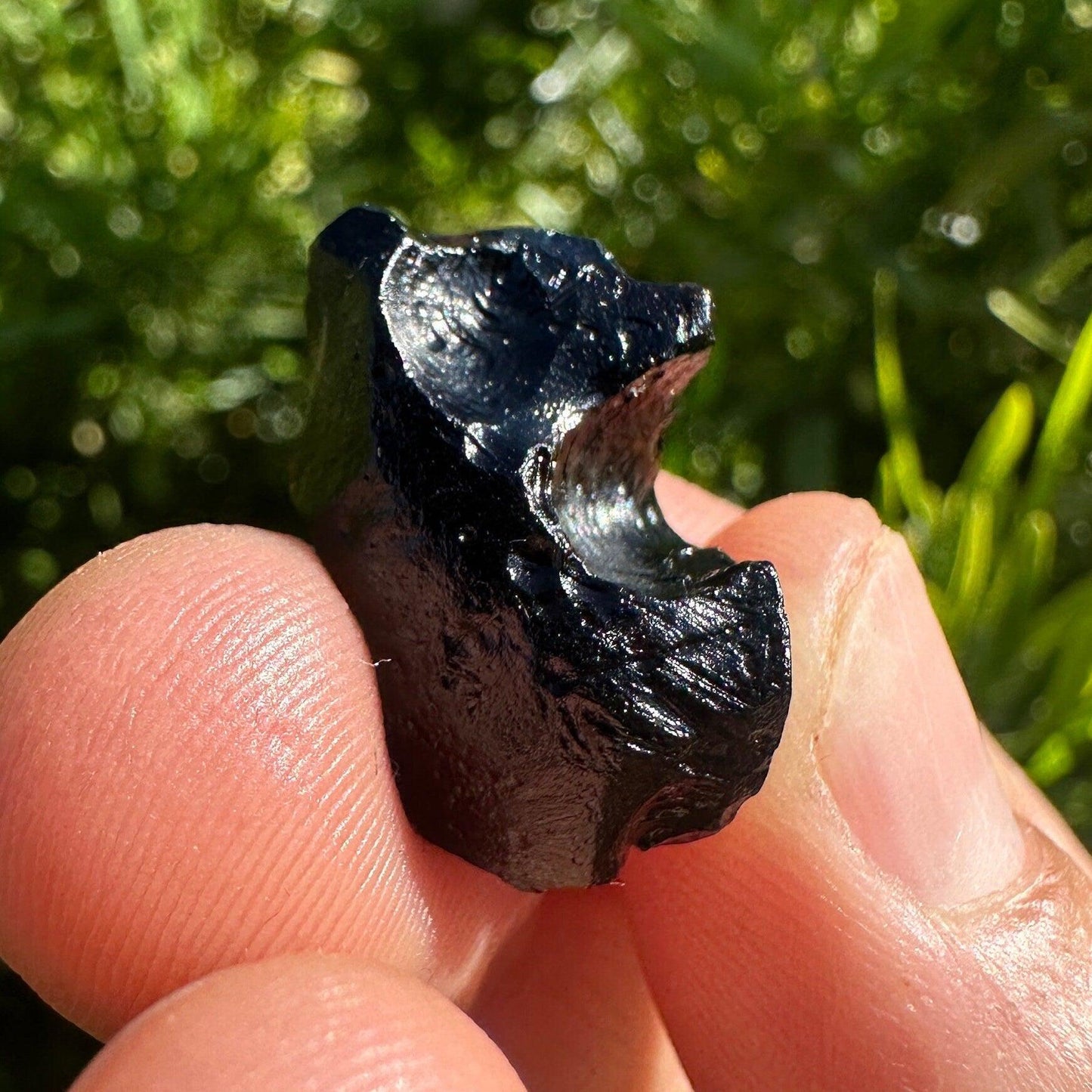 Beautiful Tektite, Indonesia, Indochinite Tektite, Rock Impactite, Energy Work, Reiki, 3.86 grams, Astronomy Gift, Tektite, Space Gift