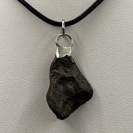 Rare Canyon Diablo Meteorite Pendant 9.32 grams, Beautiful and unique meteorite formation, Astronomy Gift, Space Gift, Iron Meteorite