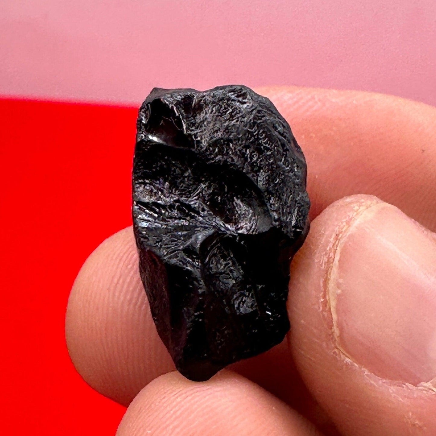 Beautiful Tektite, Indonesia, Indochinite Tektite, Rock Impactite, Energy Work, Reiki, 3.86 grams, Astronomy Gift, Tektite, Space Gift