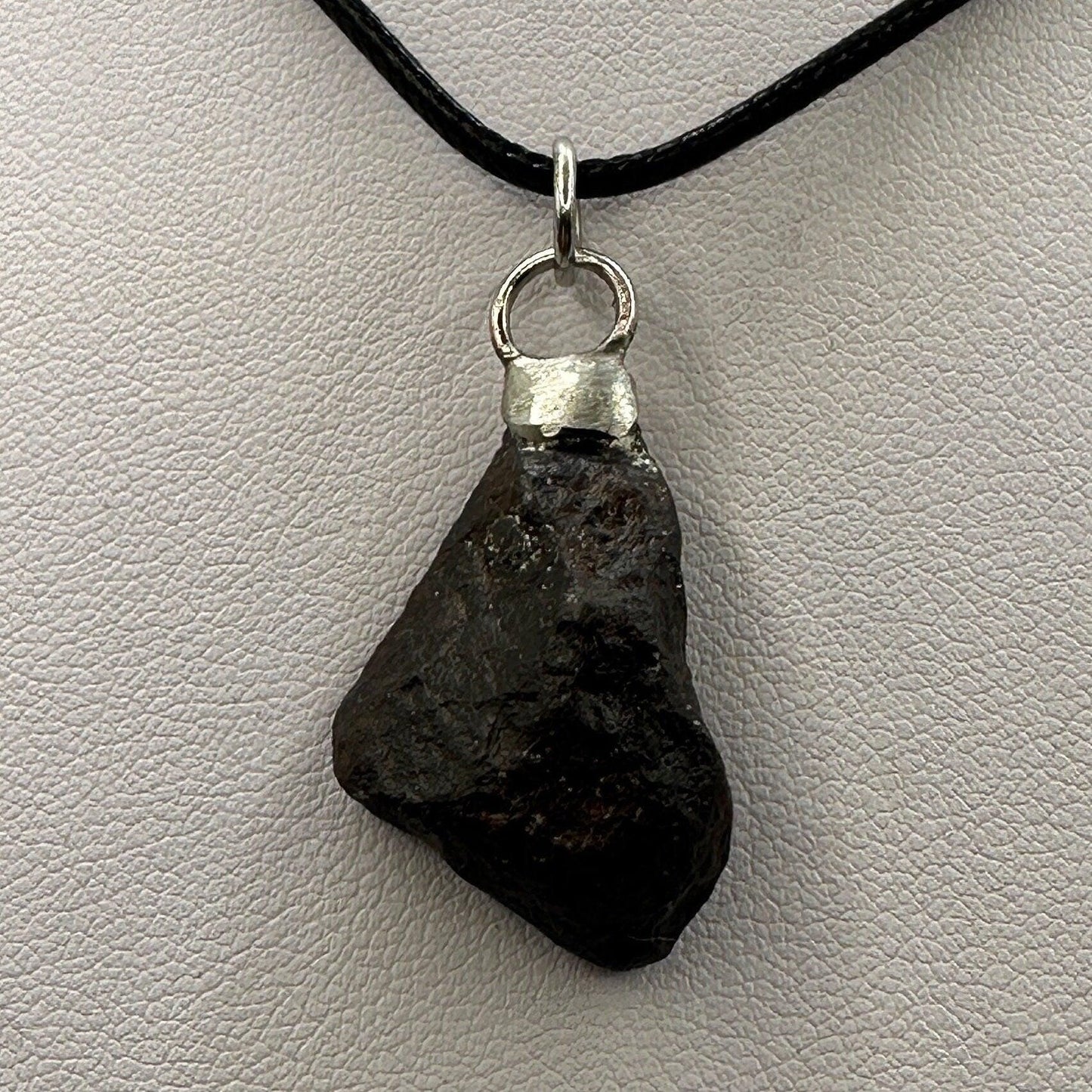 Rare Canyon Diablo Meteorite Pendant 9.32 grams, Beautiful and unique meteorite formation, Astronomy Gift, Space Gift, Iron Meteorite