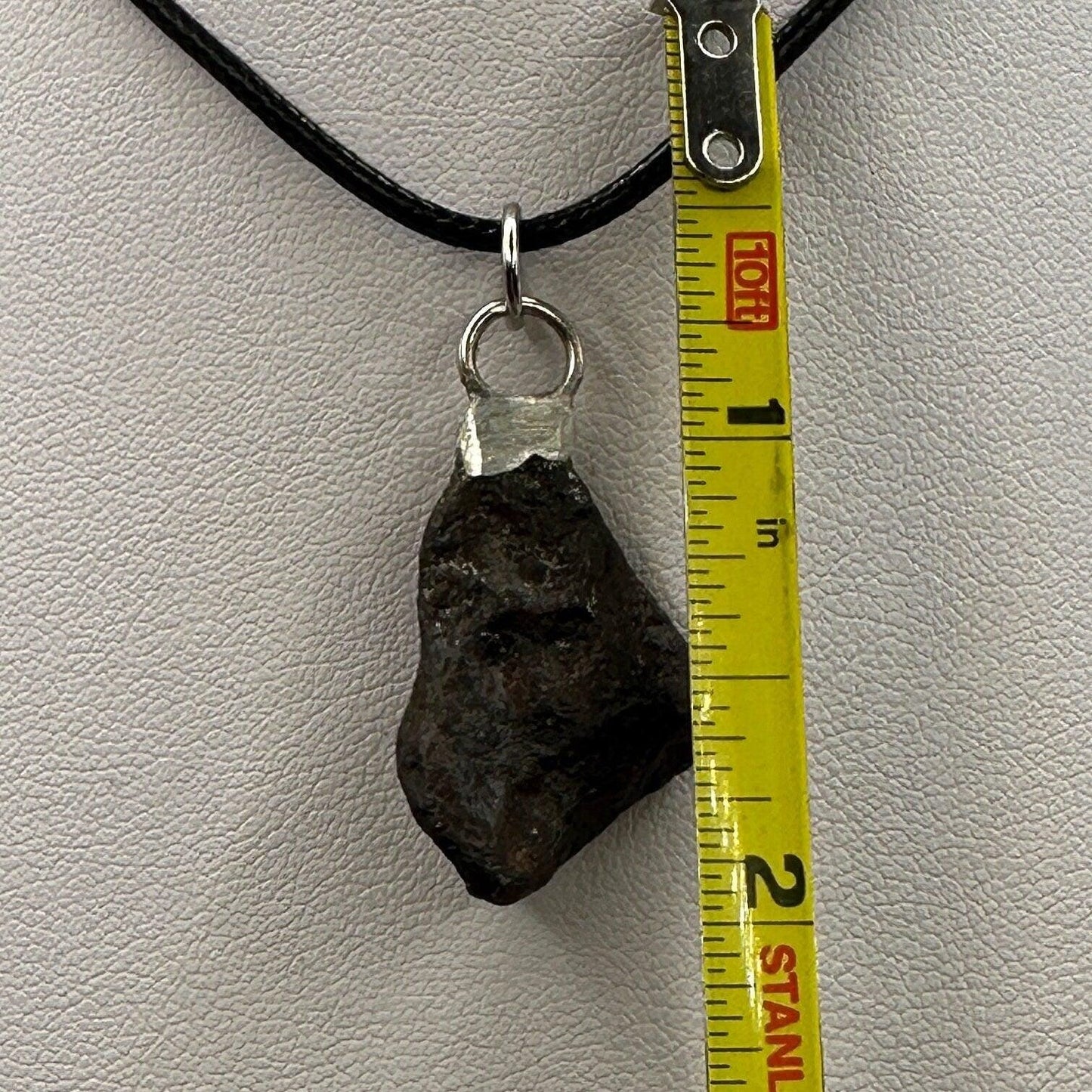 Rare Canyon Diablo Meteorite Pendant 9.32 grams, Beautiful and unique meteorite formation, Astronomy Gift, Space Gift, Iron Meteorite