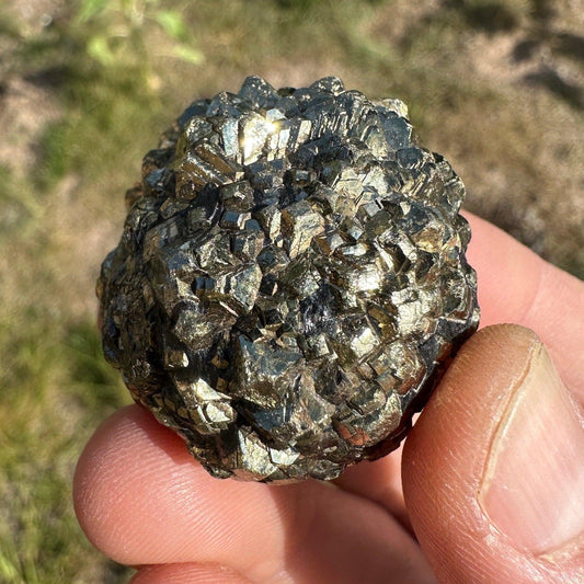 Golden Prophecy Stone, Rare and Unique, Marcasite Nodule, Crystal of Protection, Pyrite, Reiki, Rock Collection, Transformation, 85.37 grams