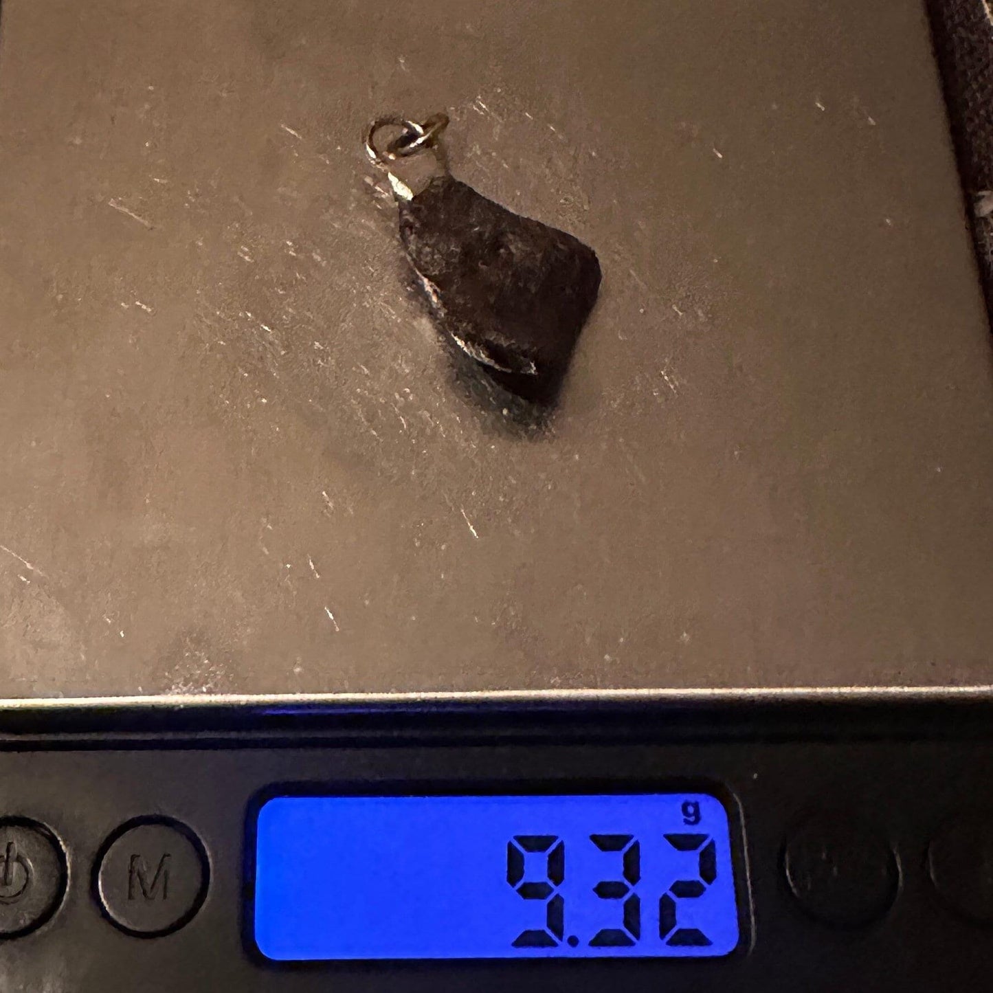 Rare Canyon Diablo Meteorite Pendant 9.32 grams, Beautiful and unique meteorite formation, Astronomy Gift, Space Gift, Iron Meteorite