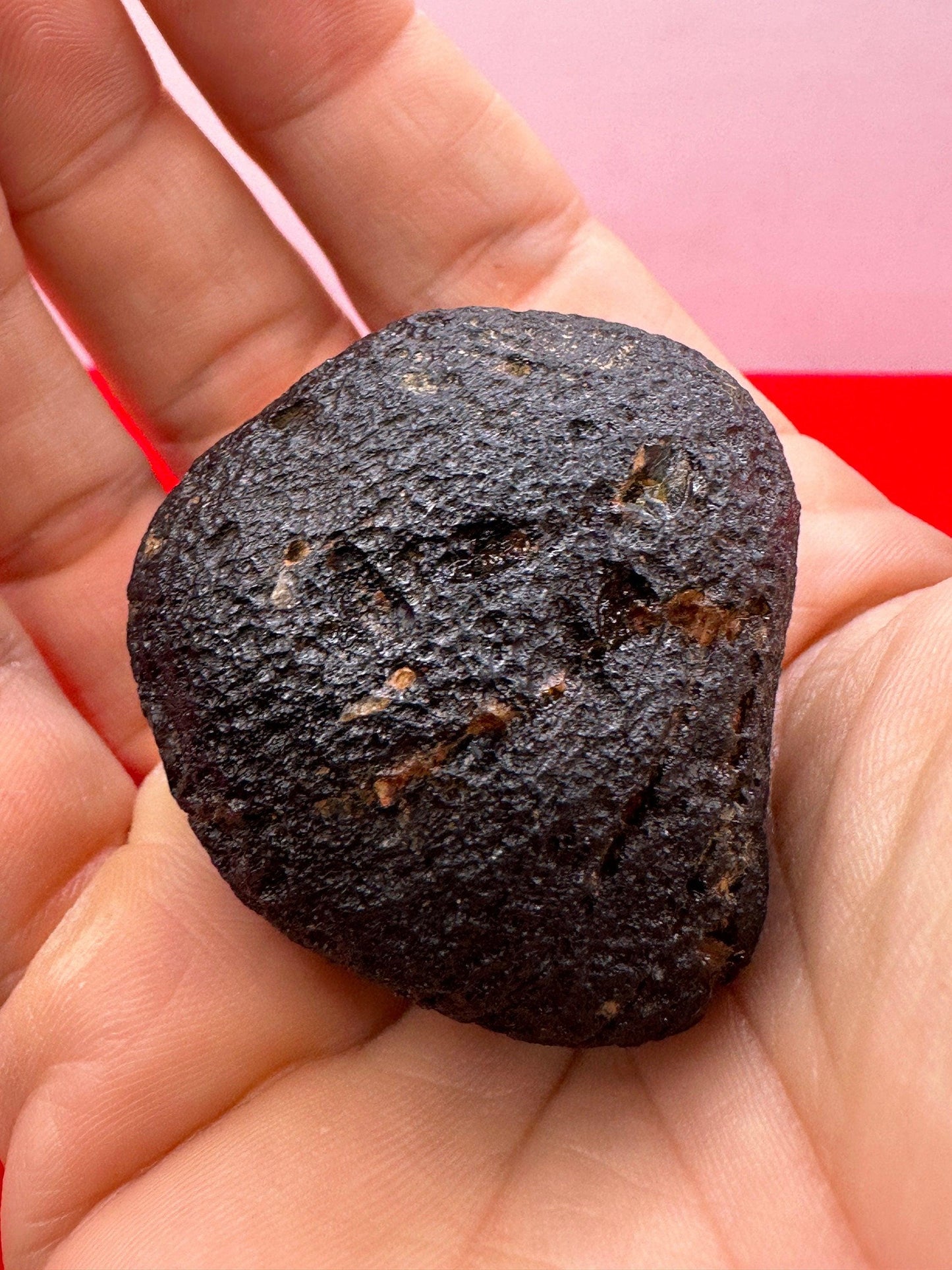 Agni Manitite, Rare Tektite, Pearl of Divine Fire, Indochinite Tektite, Rock Impactite, Reiki, Java, Indonesia, 68.22 grams, Astronomy Gift