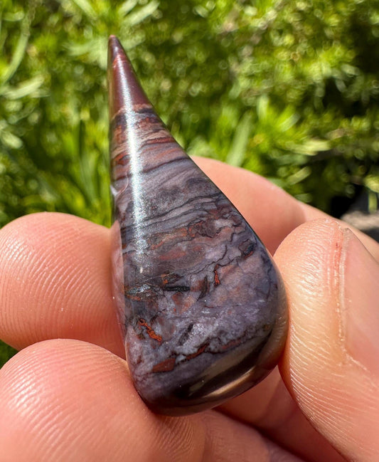 Sugalite Specimen, Polished Sugalite, Rare Sugalite, Inner Peace, South African, Reiki Energy Work, Authentic Sugalite, 15.40 grams