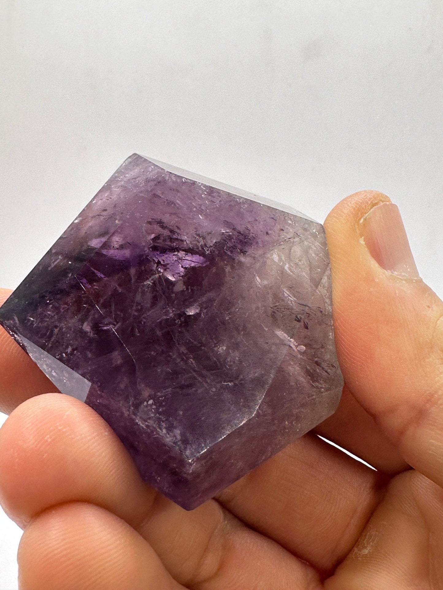 Deep Purple Amethyst Crystal, Crystal Point, Crystals, Crystal Collection, Brazil, Amethyst Quartz, Reiki Healing, 68.05 Grams