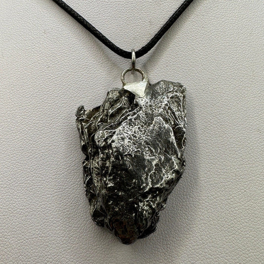 Beautiful Meteorite Campo del Cielo Pendant 34.51 grams, Astronomy Gift, Authentic Meteorite, Meteorite Jewelry, Meteorite Pendant, COA