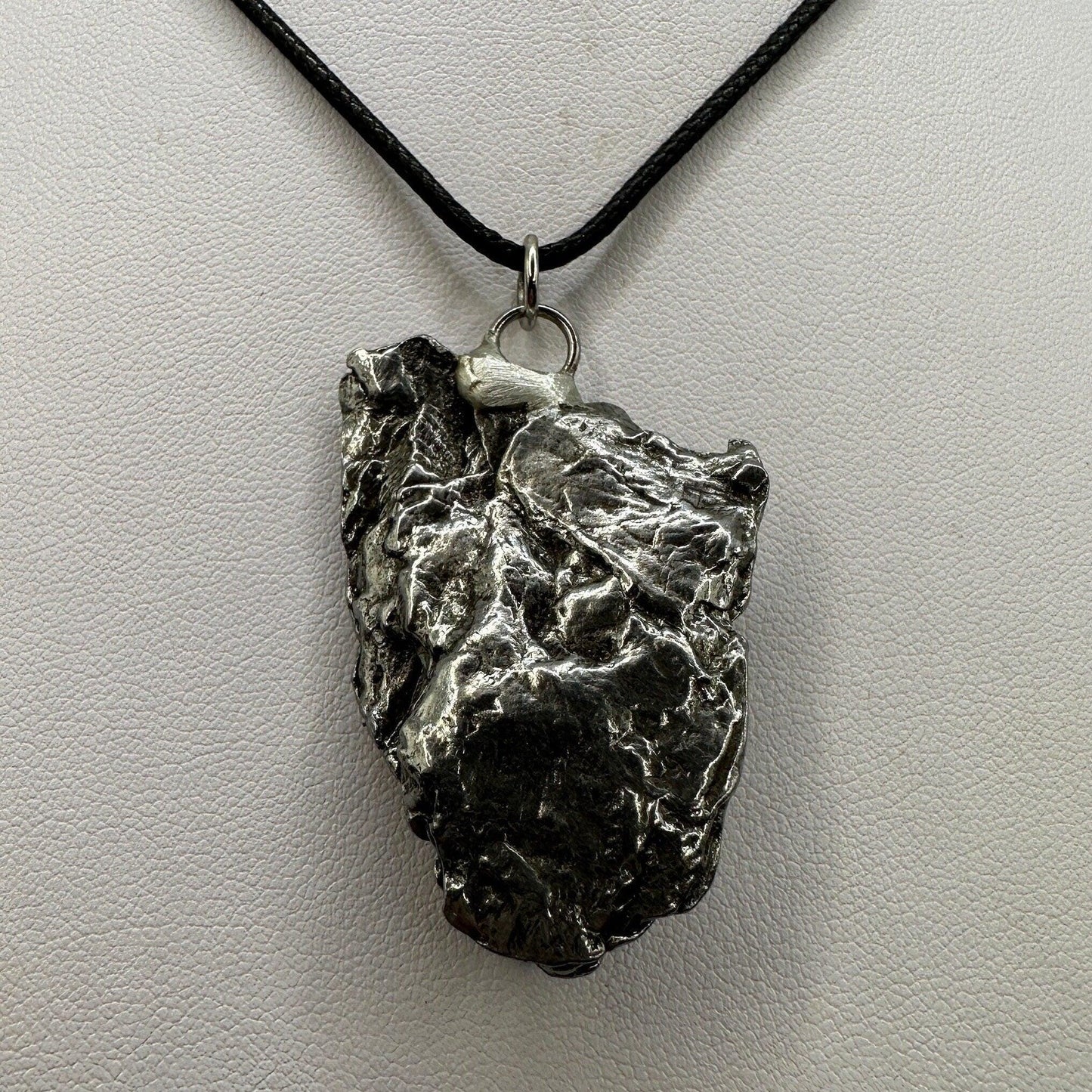 Beautiful Meteorite Campo del Cielo Pendant 34.51 grams, Astronomy Gift, Authentic Meteorite, Meteorite Jewelry, Meteorite Pendant, COA