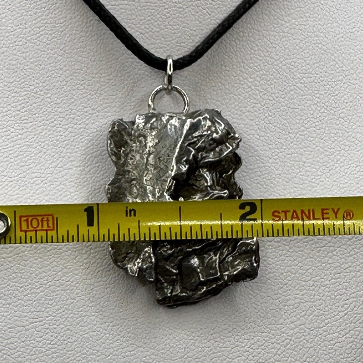 Beautiful Meteorite Campo del Cielo Pendant 20.21 grams, Astronomy Gift, Authentic Meteorite, Meteorite Jewelry, Meteorite Pendant, COA