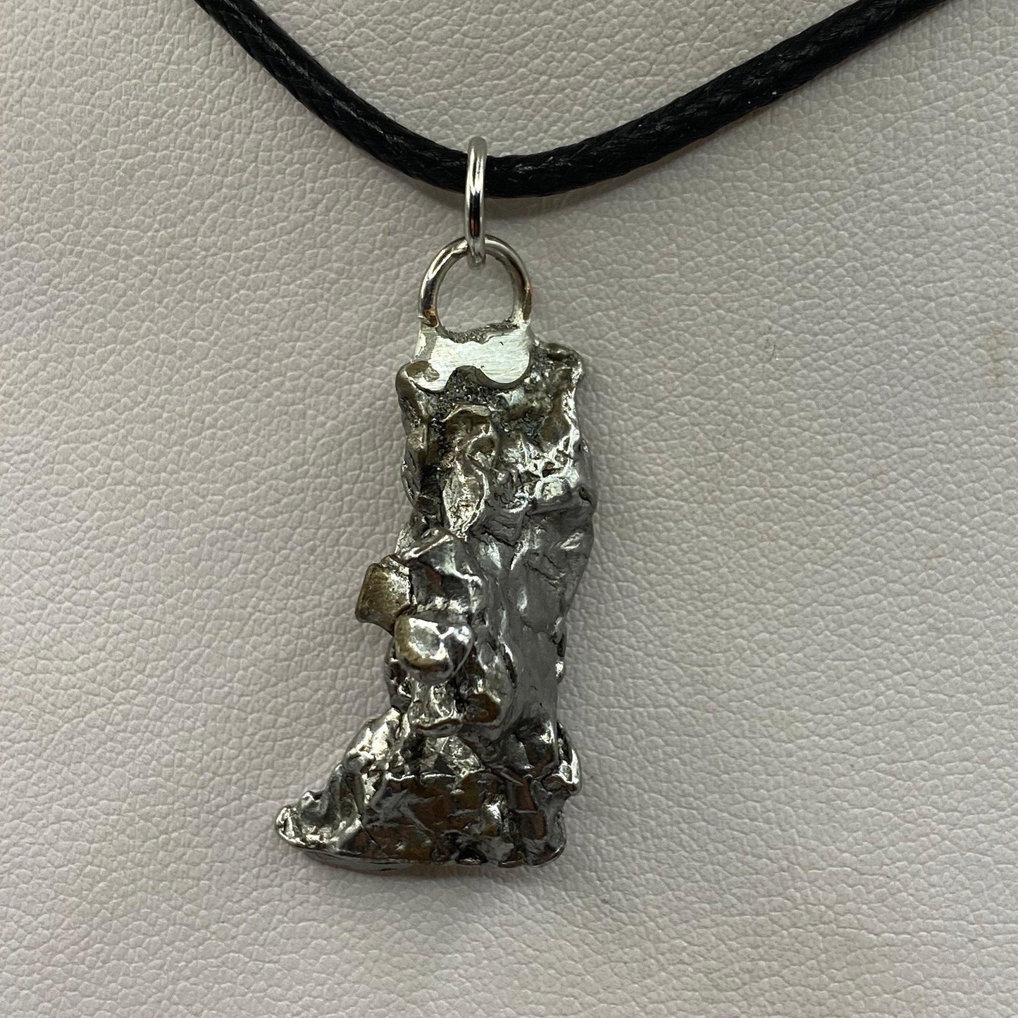 Rare Meteorite Campo del Cielo Pendant 12.27 grams, Abstract, Beautiful and unique meteorite formation, Cosmos, Space Gift, Astronomy Gift