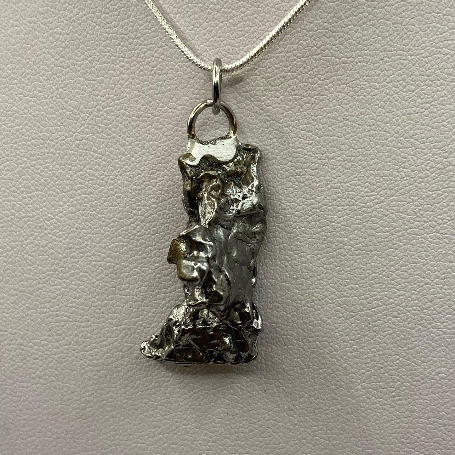 Rare Meteorite Campo del Cielo Pendant 12.27 grams, Abstract, Beautiful and unique meteorite formation, Cosmos, Space Gift, Astronomy Gift