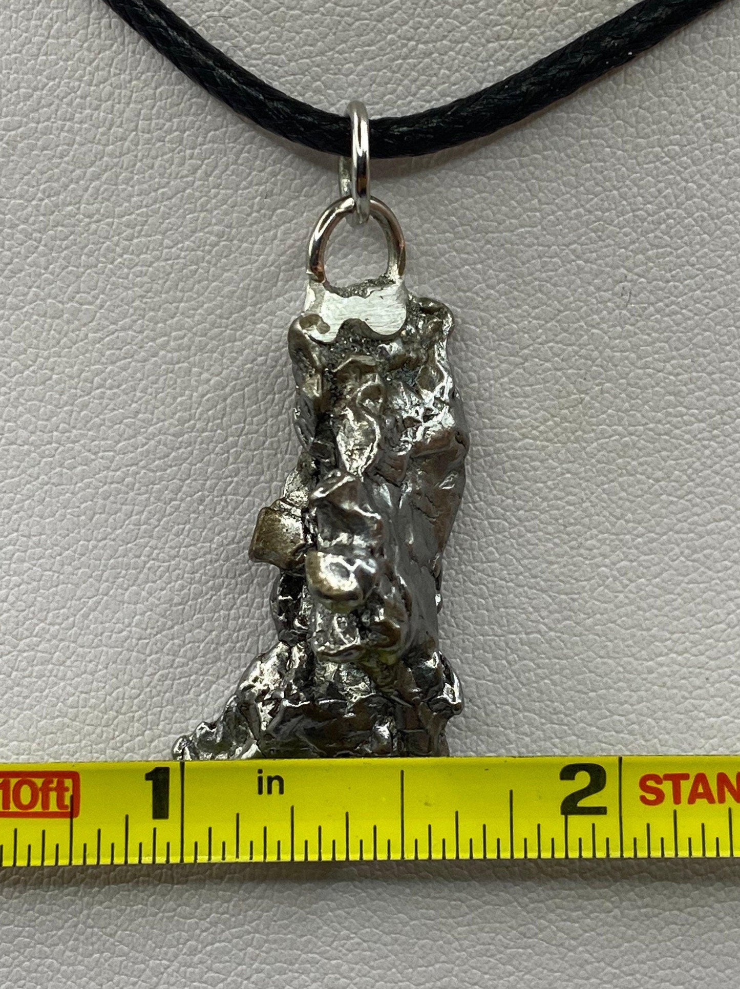 Rare Meteorite Campo del Cielo Pendant 12.27 grams, Abstract, Beautiful and unique meteorite formation, Cosmos, Space Gift, Astronomy Gift