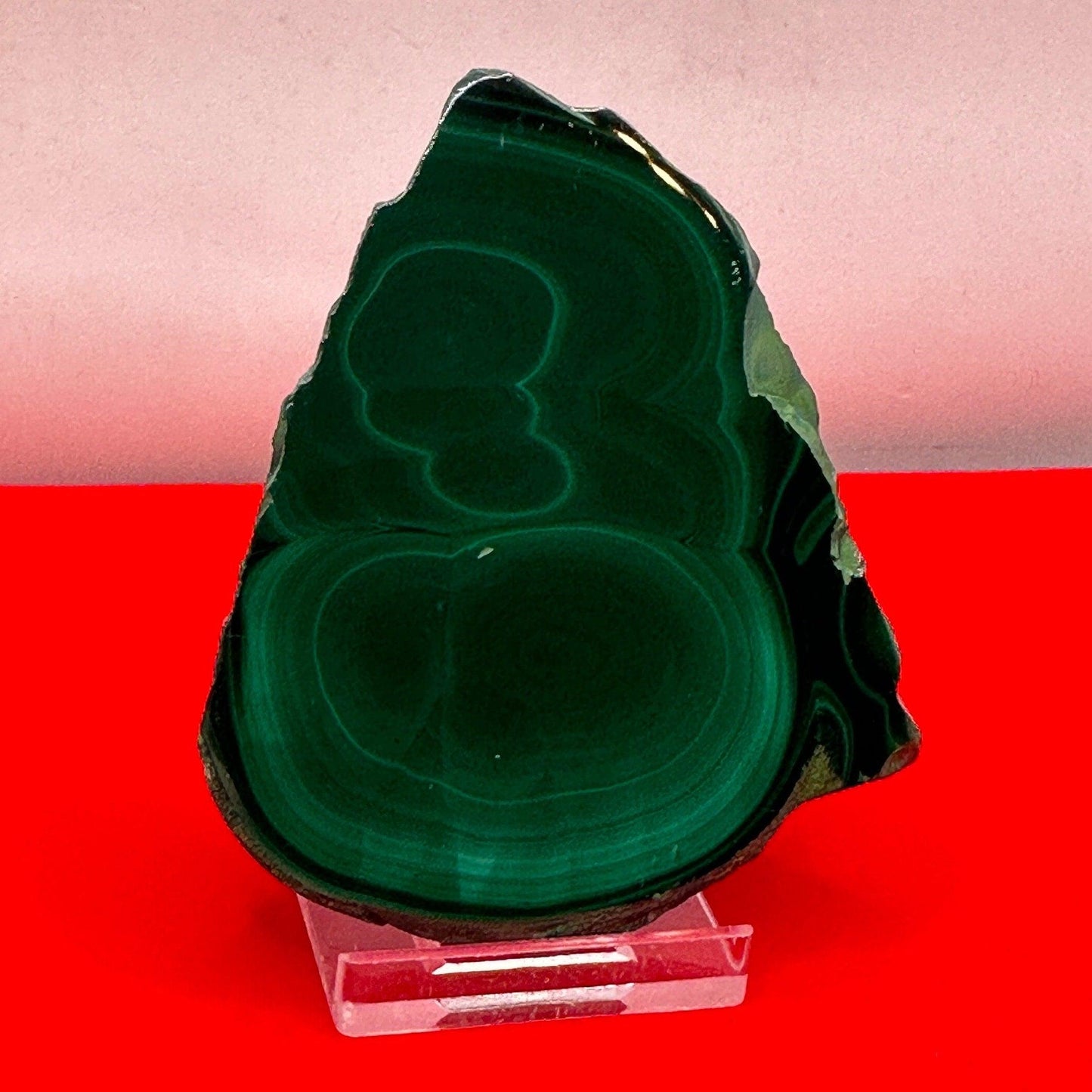 Polished Malachite Slice, High Quality Malachite, Excellent Quality Malachite Slab, Heart Chakra, Protection, Healing Stone, 97.53 grams