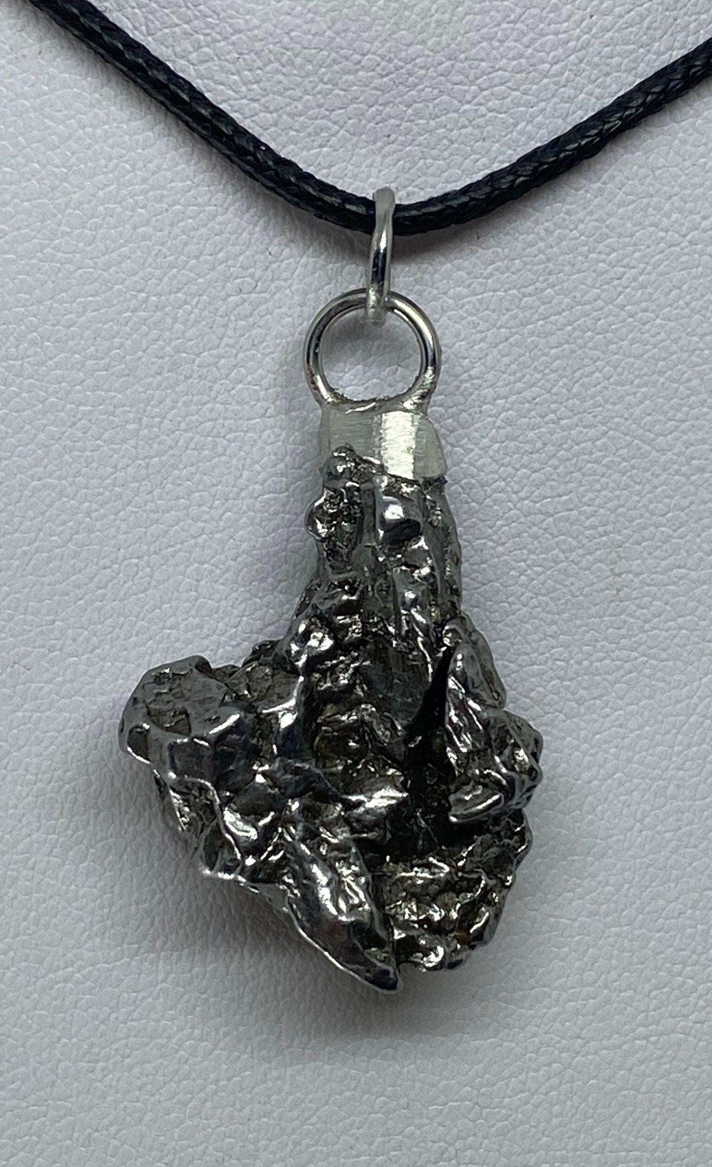 Meteorite Campo del Cielo Nugget Pendant 16.94 grams, unique shape, a gift from the cosmos