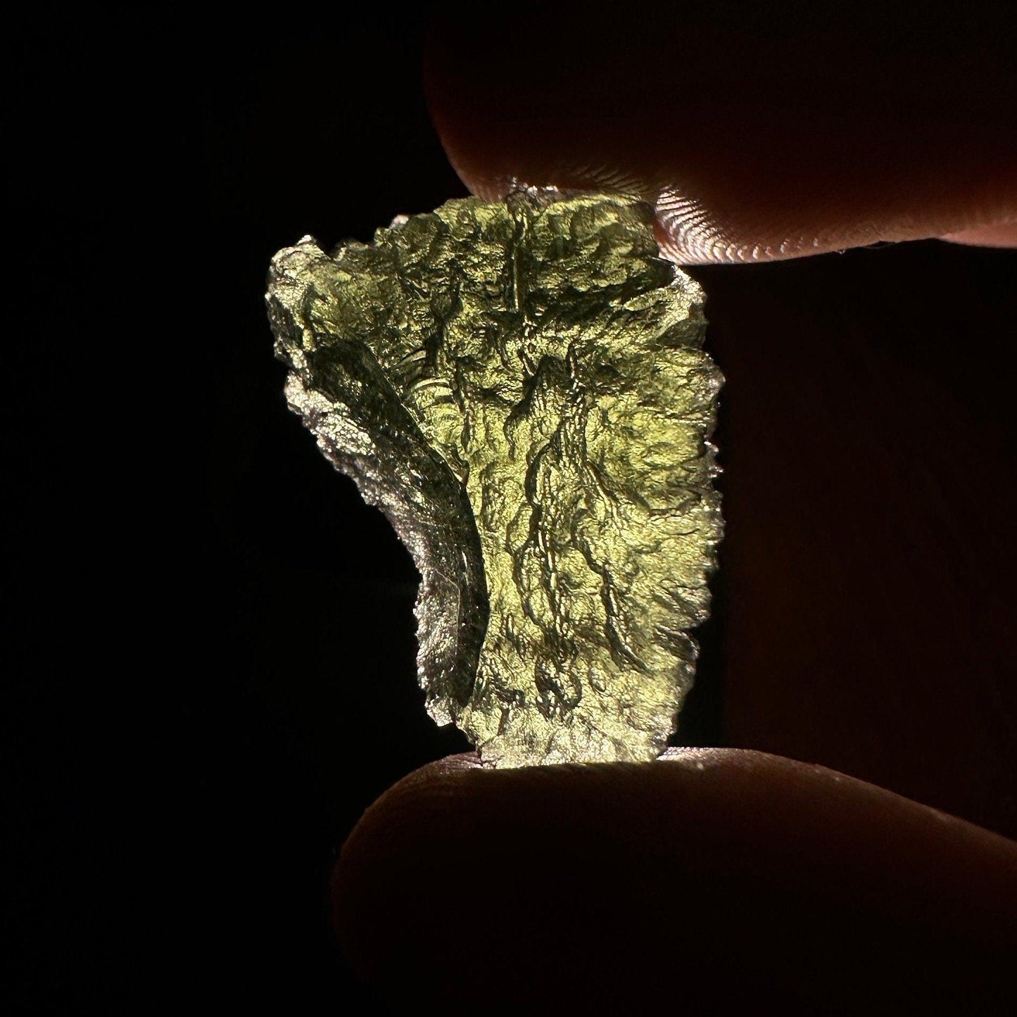 Moldavite Tektite Specimen, High Quality, Transformation, Manifestation, Reiki, Athentic, Moldavite Crystal, 2.56 grams|12.8 carats