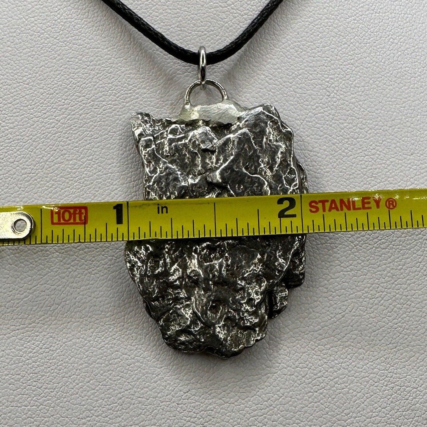 Beautiful Meteorite Campo del Cielo Pendant 19.62 grams, Astronomy Gift, Authentic Meteorite, Meteorite Jewelry, Meteorite Pendant, COA