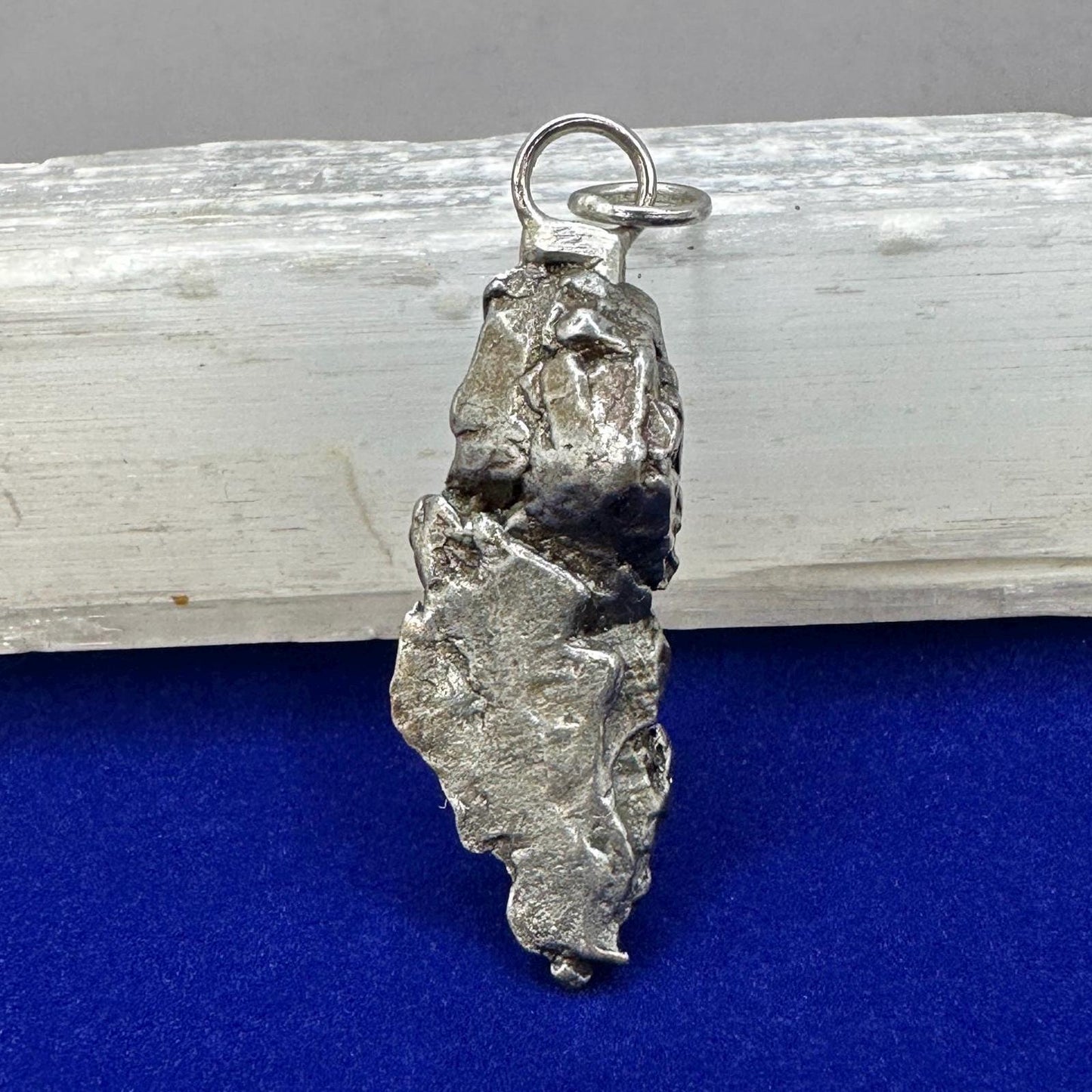 Beautiful Aletai Meteorite Pendant, 9.28 grams, Astronomy Gift, Authentic Meteorite, Meteorite Jewelry, Meteorite Pendant, COA, Space Gift