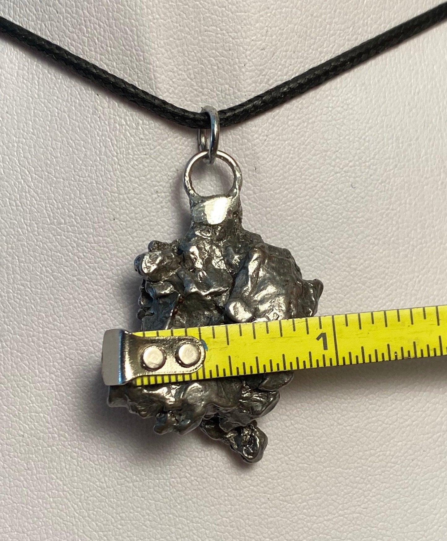 Meteorite Campo del Cielo Nugget Pendant 24.49 grams, unique shape, a gift from the cosmos