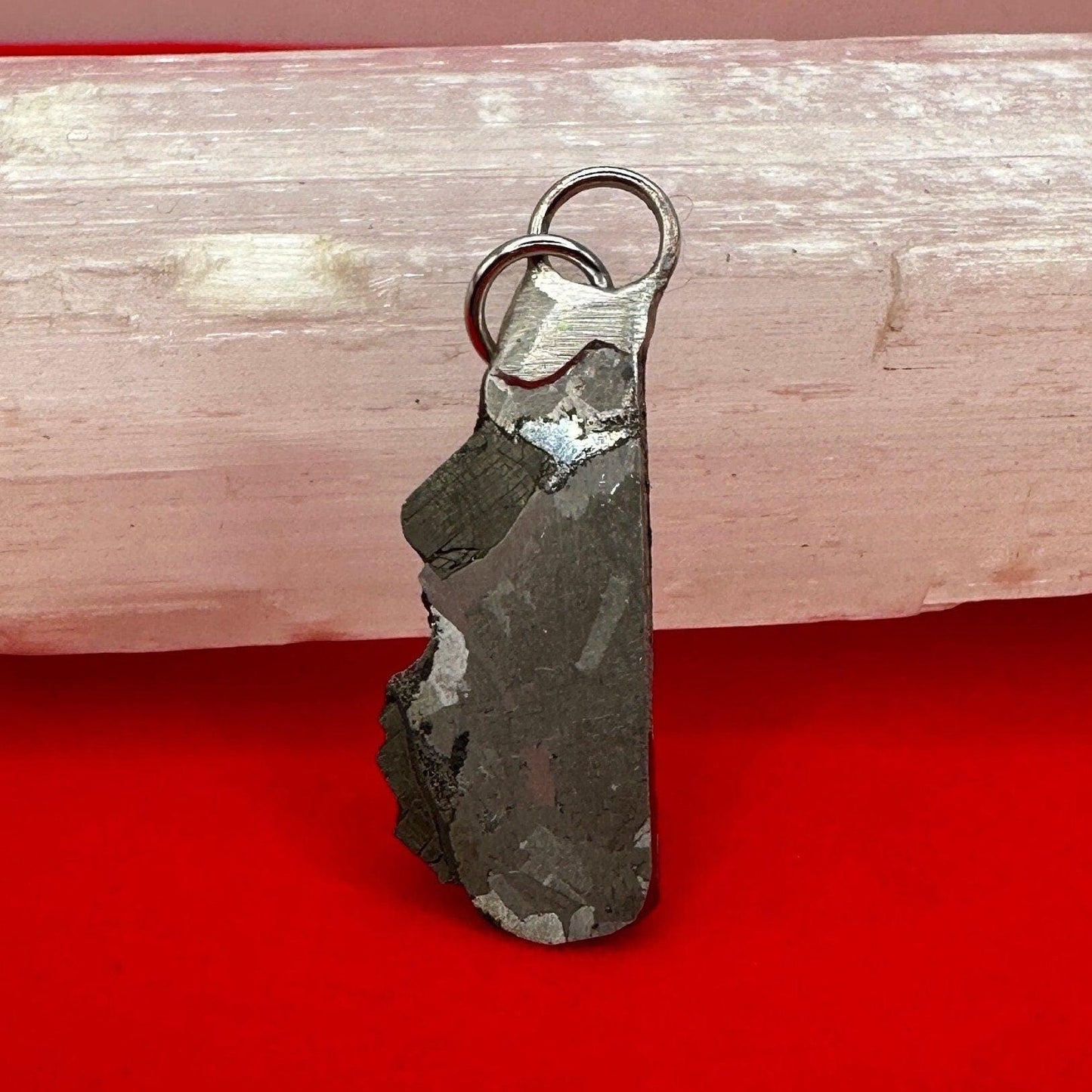 Meteorite Pendant Mundrabilla 4.19 grams, Australia, Genuine Meteorite, Astronomy Gift, Meteorite Pendant, Space Gift, Iron Meteorites