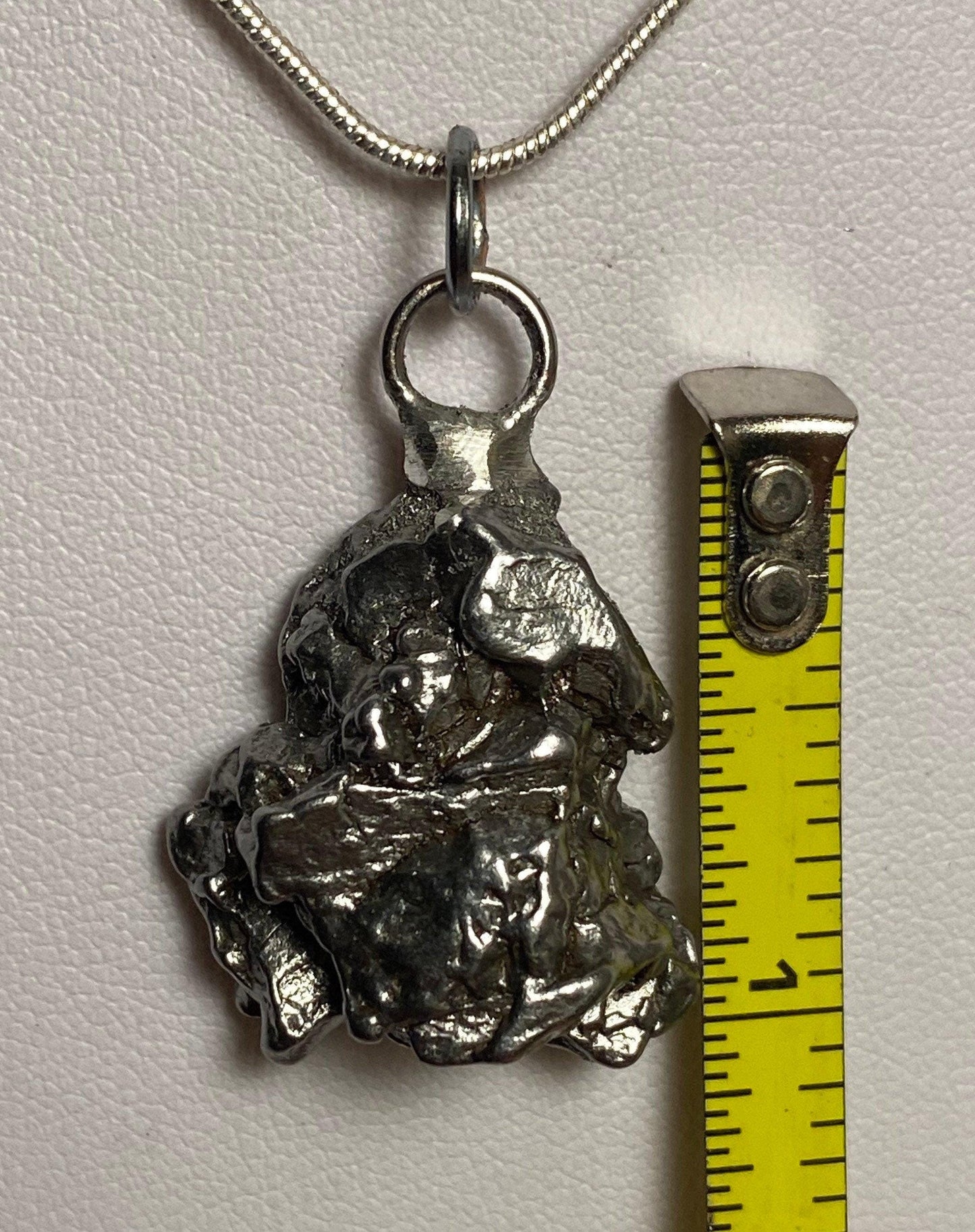 Meteorite Campo del Cielo Pendant, Astronomy Gift, Authentic Meteorite Pendant, Meteorite Jewelry, Space Gift, Space, COA,  17.78 Grams