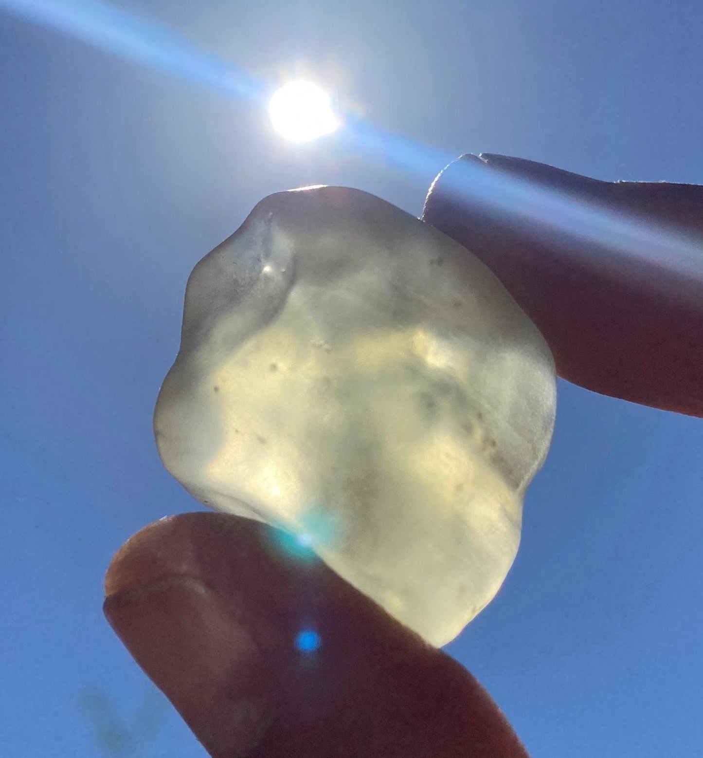 Rare Libyan Desert Glass, Libyan Gold Tektite, Golden Moldavite, Manifestation Talisman, Astronomy Gift, Space Gift, 15.82g