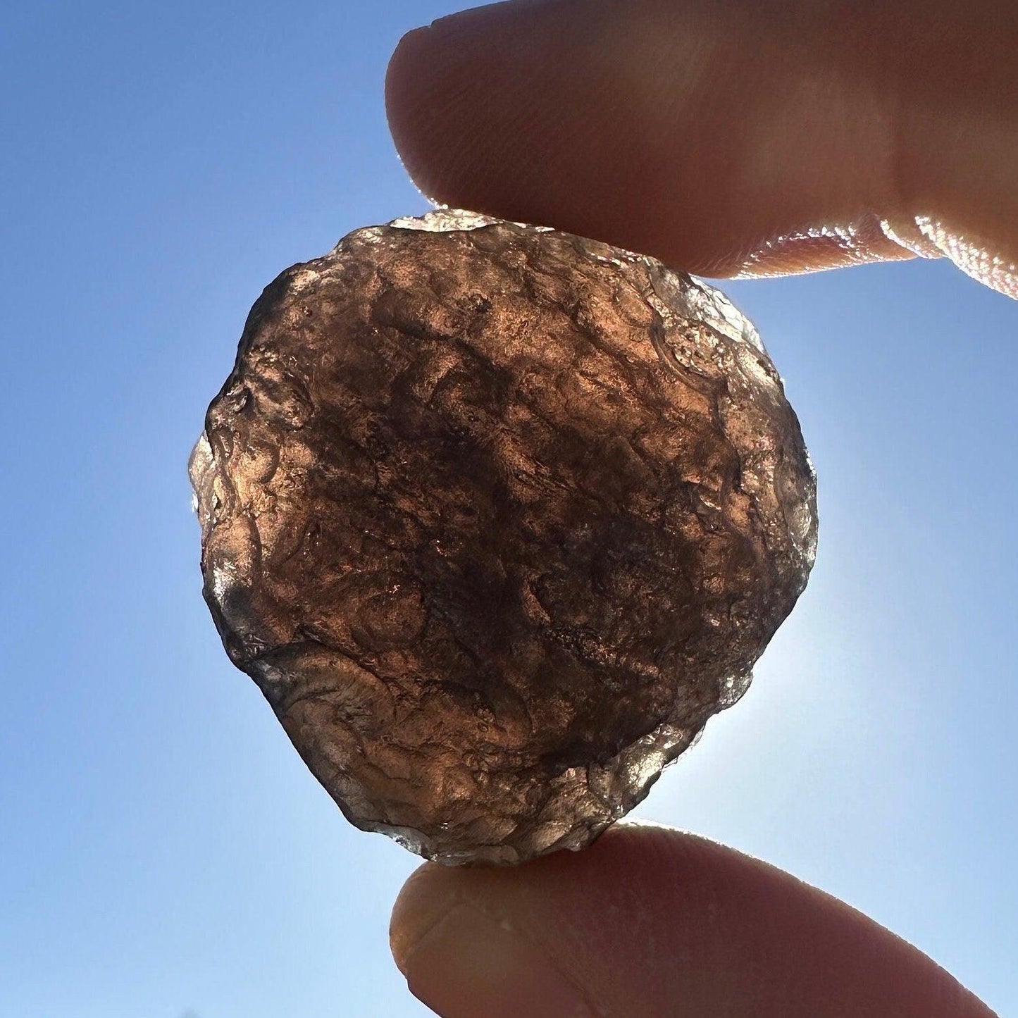 Colombianite Specimen, Beautiful and Translucent, Shamanic, Tektite, Pseudotektite, Obsidian, Healing Energy, Metaphysical, 22.02 grams