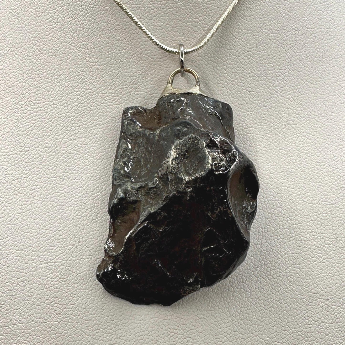 Uruacu Meteorite Pendant, Brazil, Polished Uruacu Meteorite, Astronomy Gift, Space Gift, Iron Meteorite, COA, Manifestation, Success, 59.08g