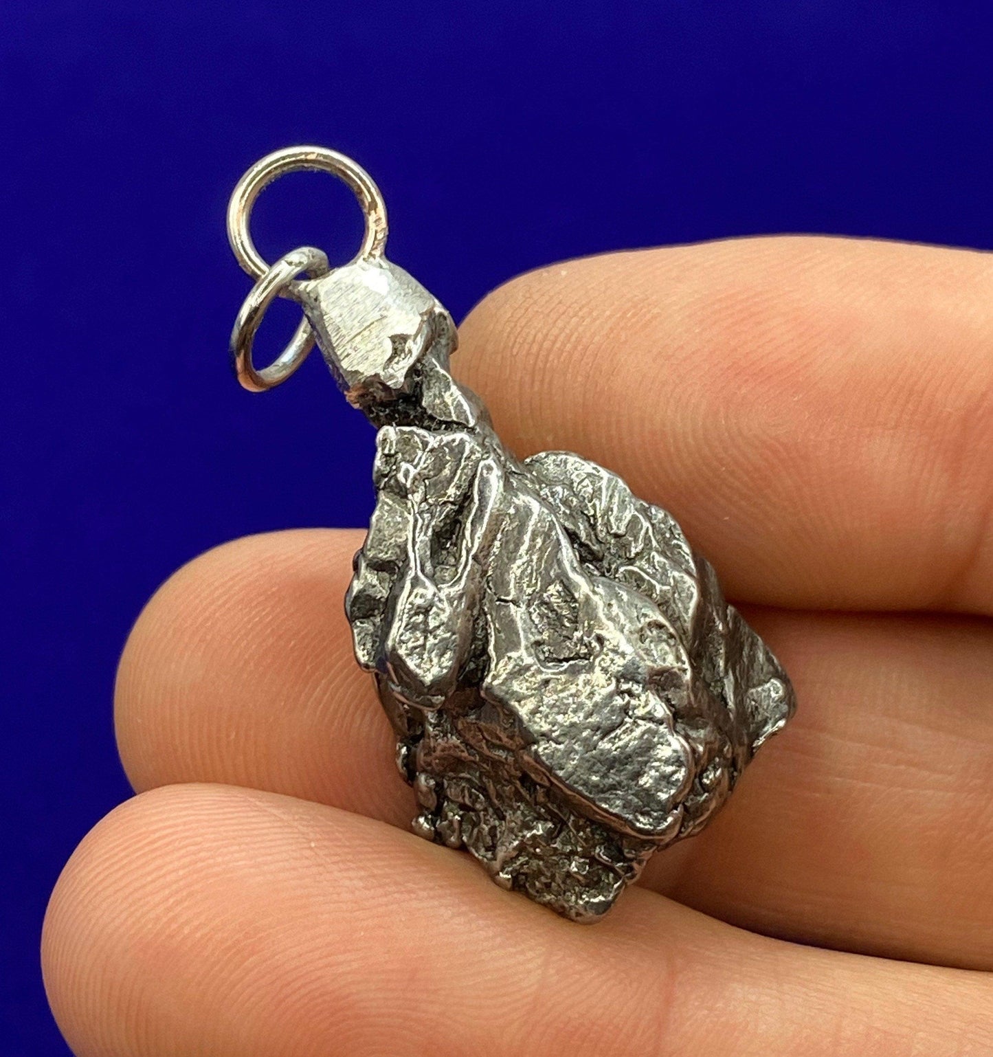 Meteorite Campo del Cielo Pendant 13.57 grams, Astronomy Gift, Authentic Meteorite, Space Gift, Iron Meteorite